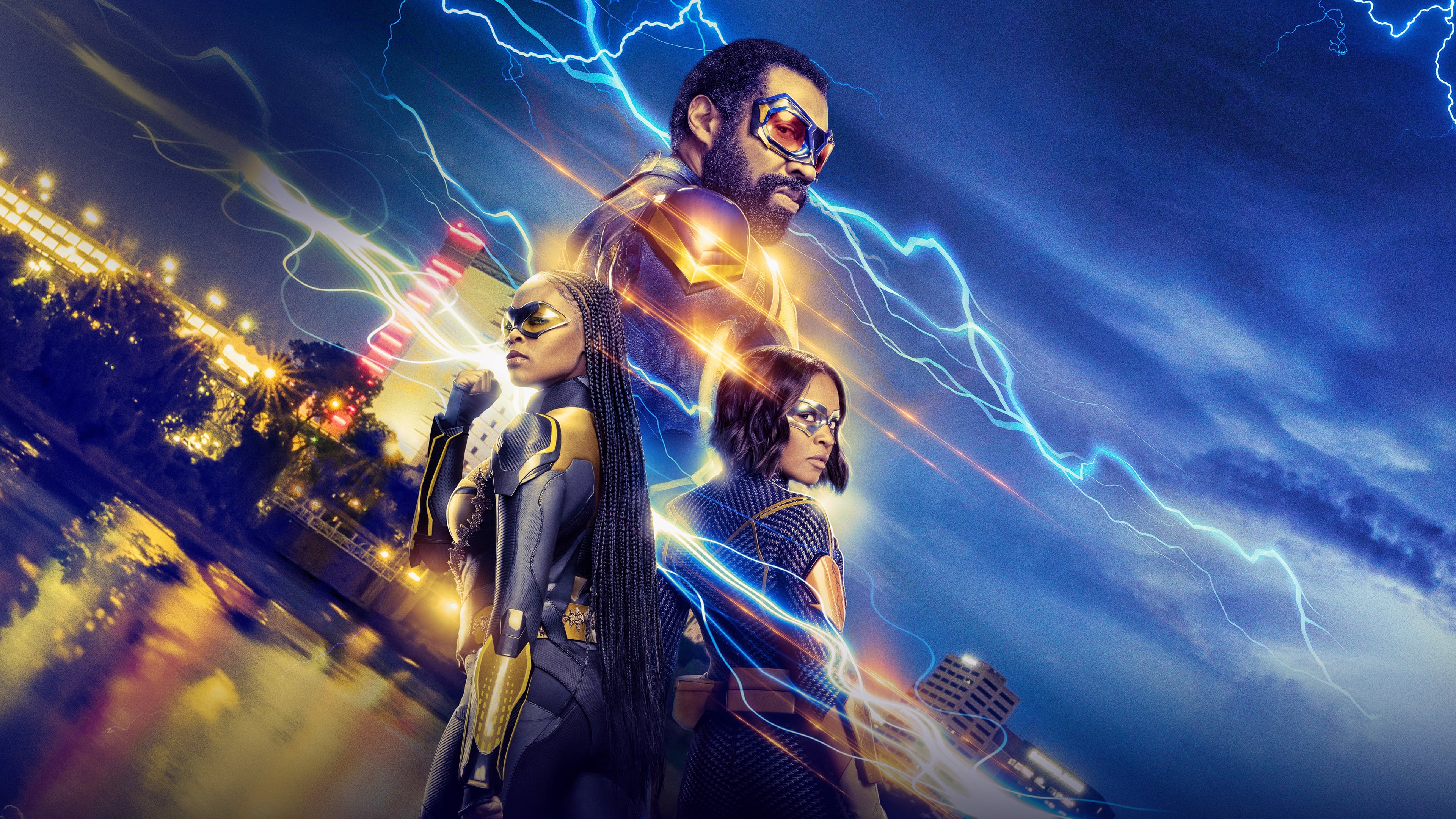 Black Lightning 4k Ultra HD Wallpaper