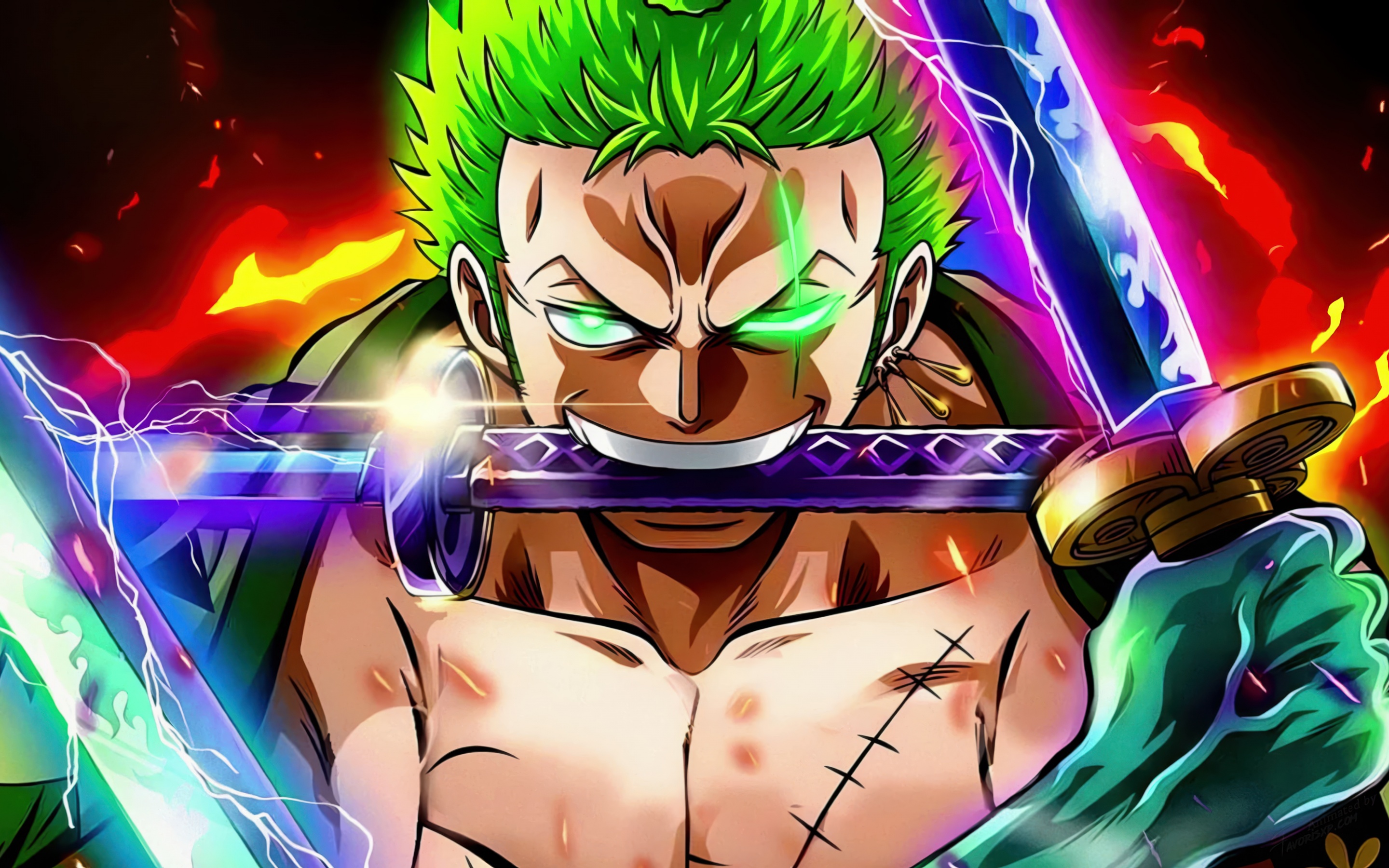 Roronoa Zoro Wallpaper 4K, Fearless