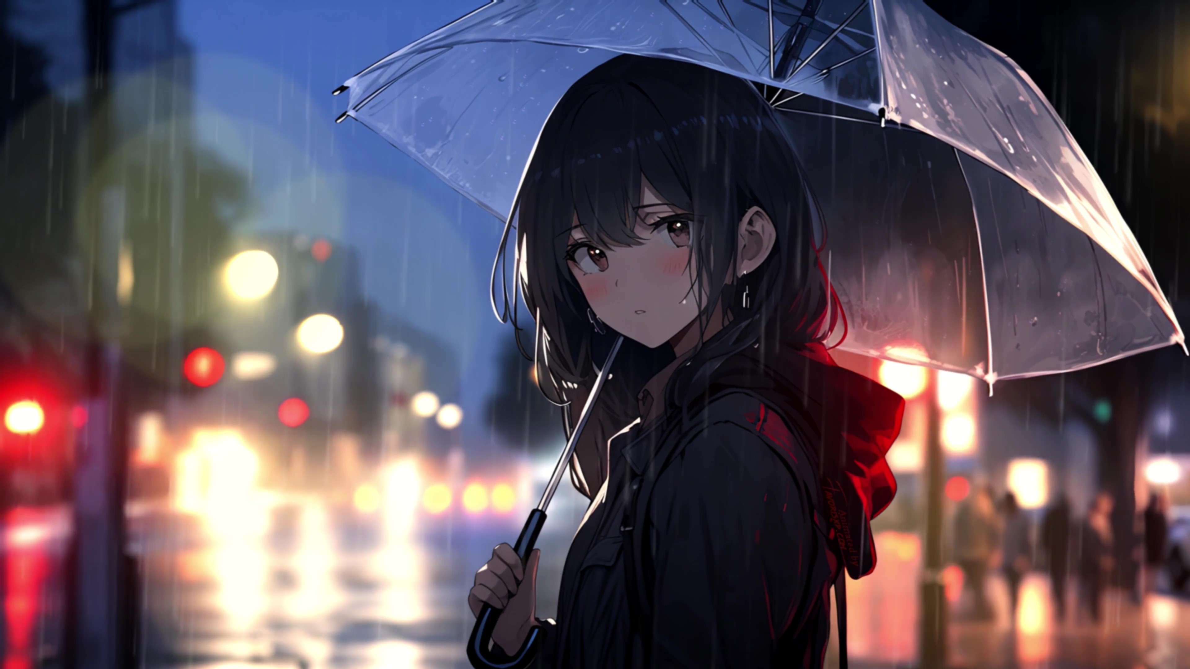 Rain animated wallpaper