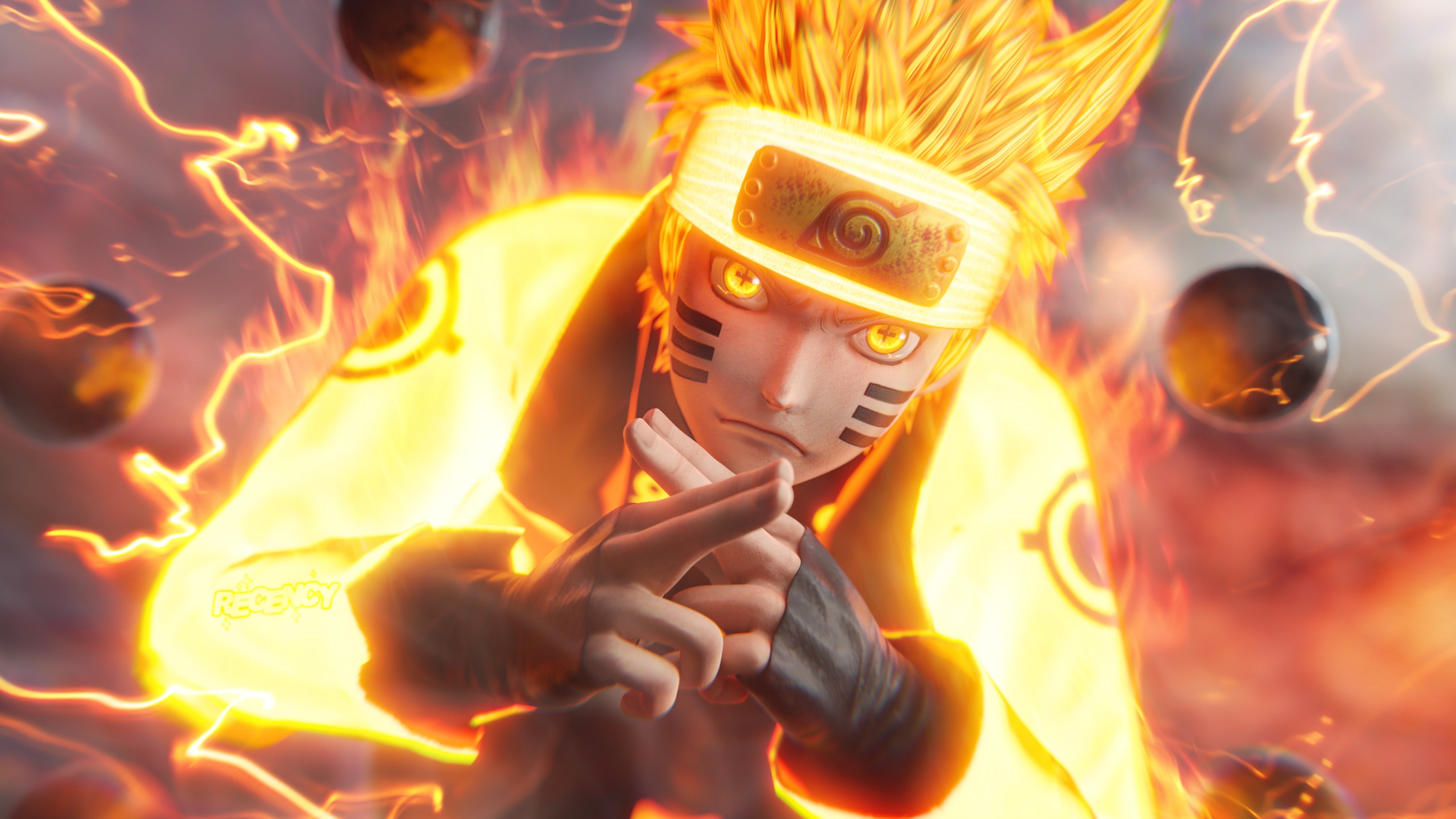 Naruto Uzumaki Wallpaper 4K, 3D Render