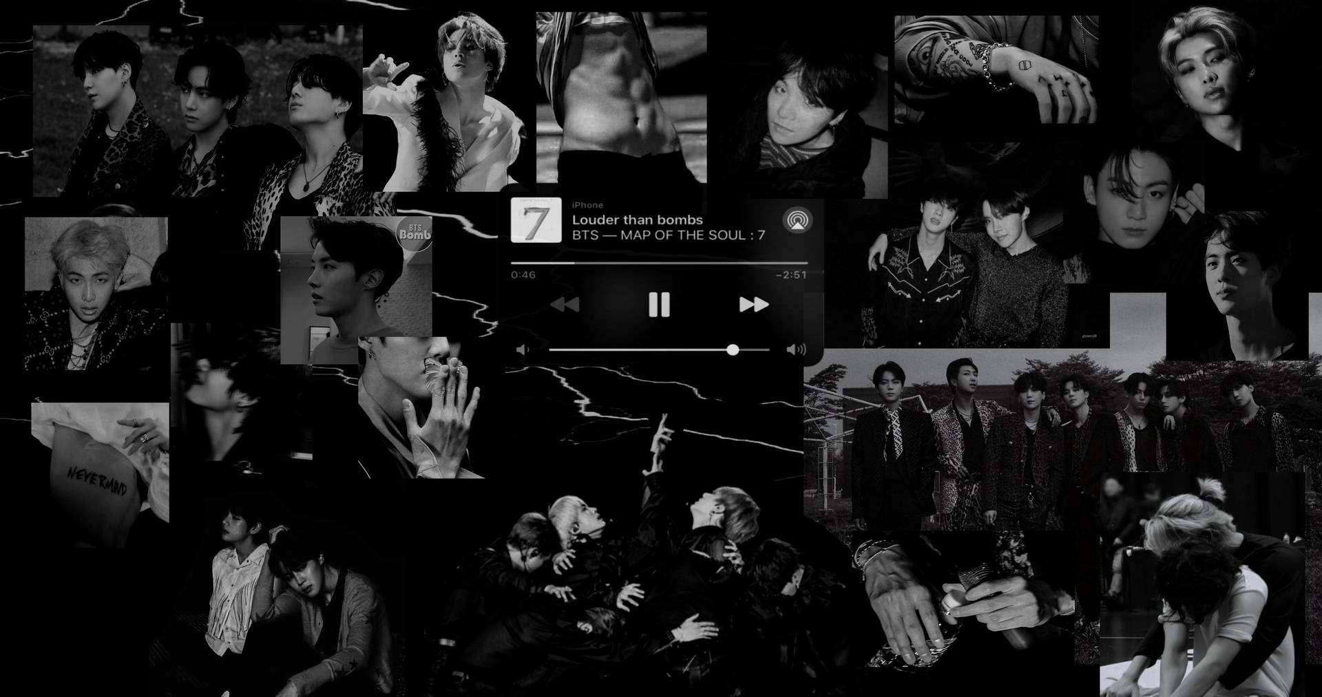 Bts Black Aesthetic Louder Than Bombs