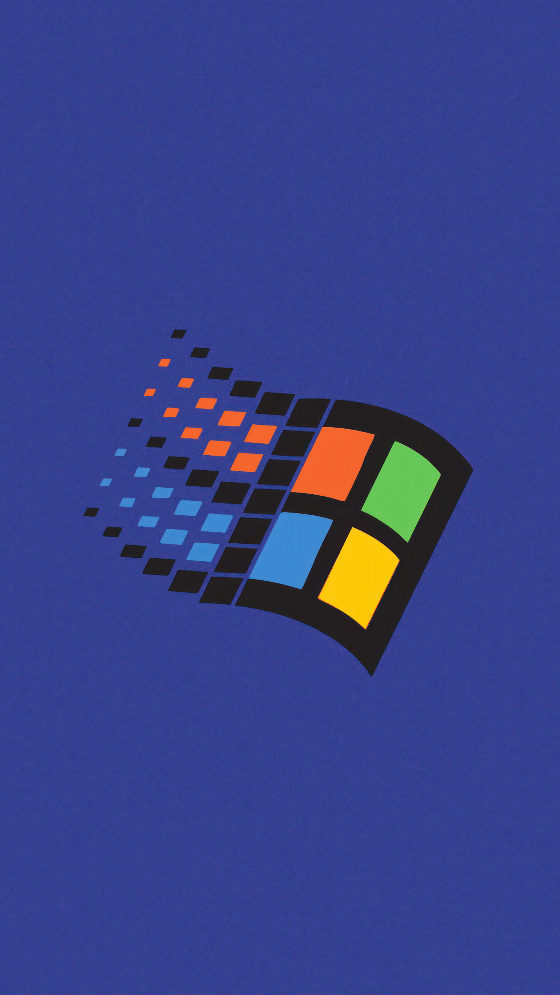 Windows 98 Logo 4K Wallpaper iPhone HD