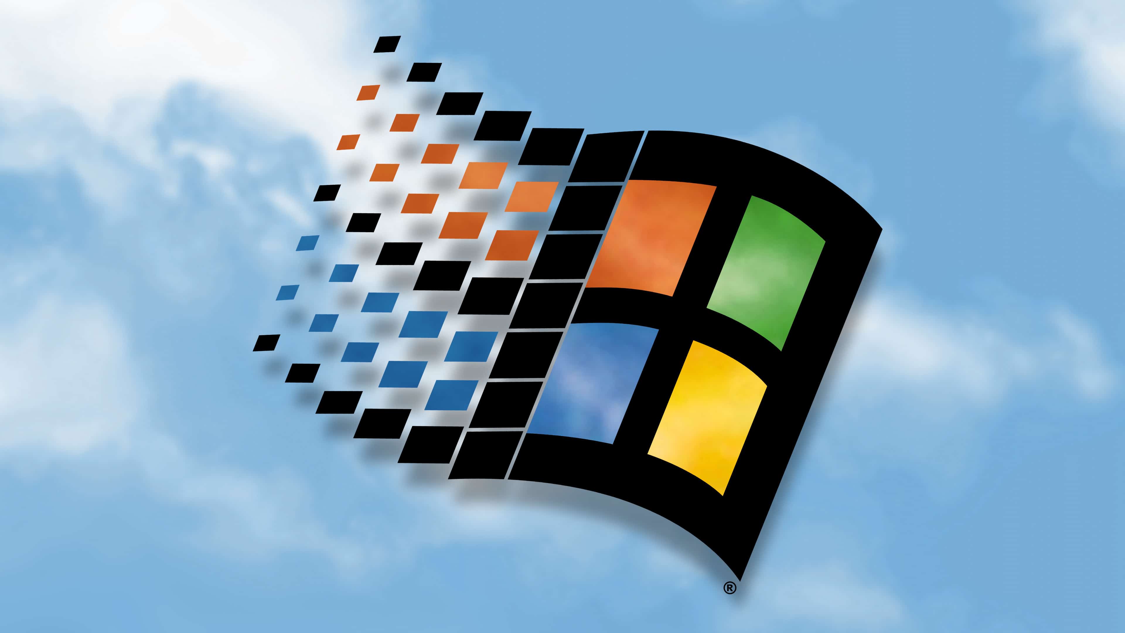 Windows 98 Logo UHD 4K Wallpaper