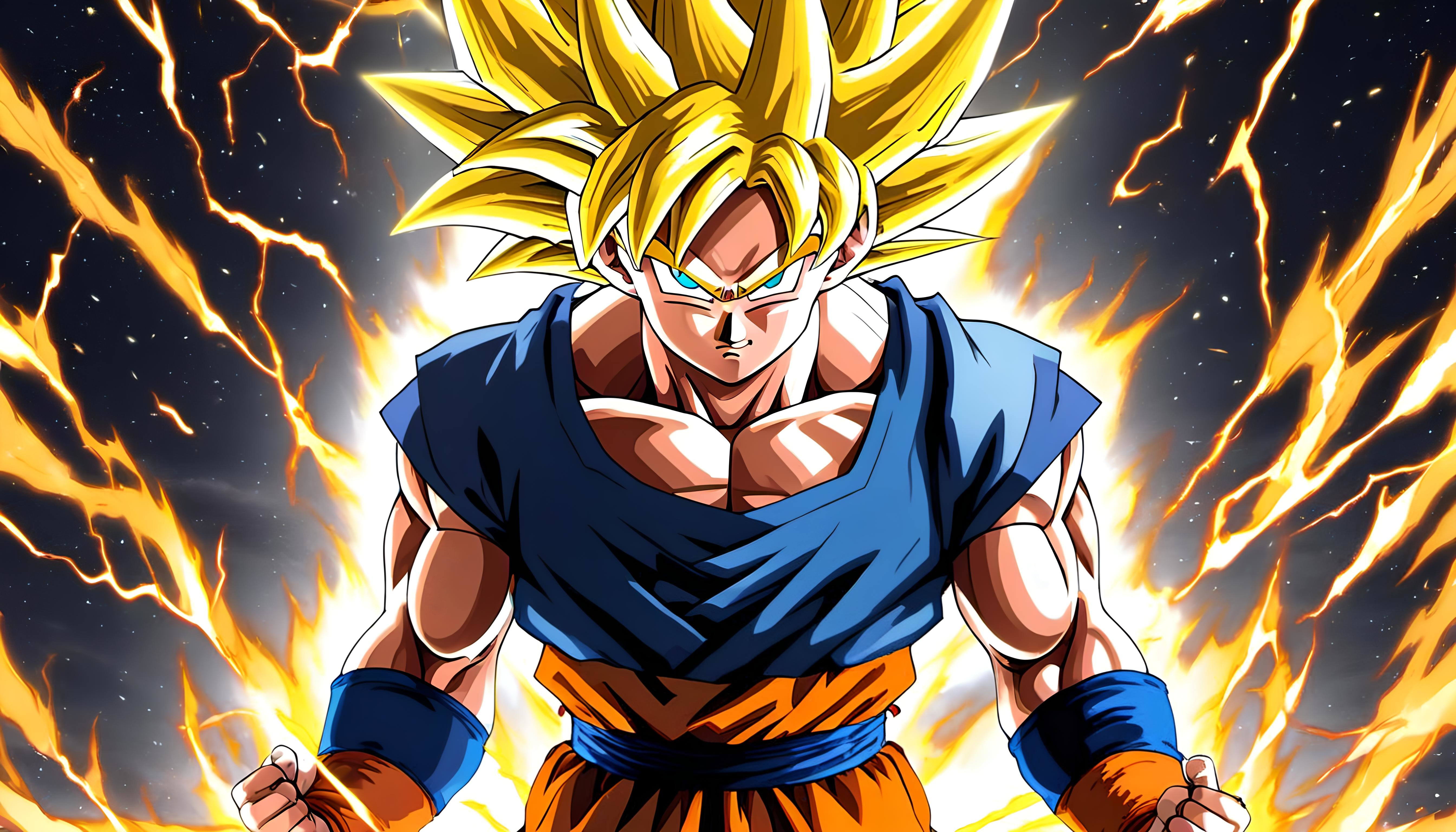 AI Art Goku Anime Dragon Ball Z