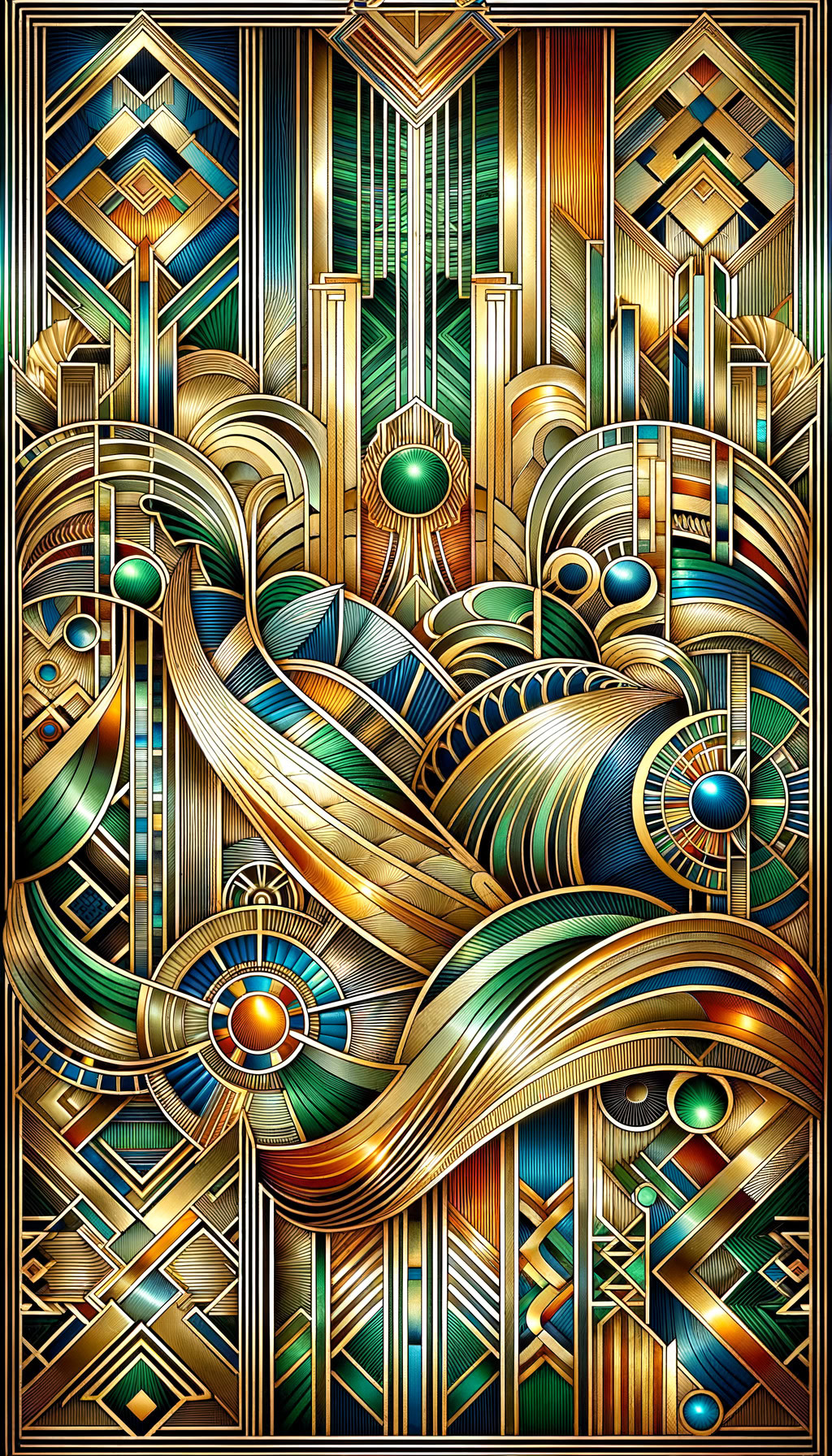 Art Deco wallpaper for your phone