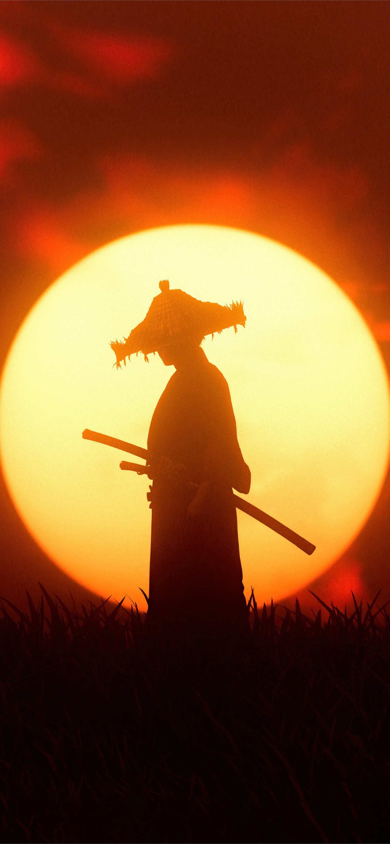 sunset ronin ghost of tsushima iPhone