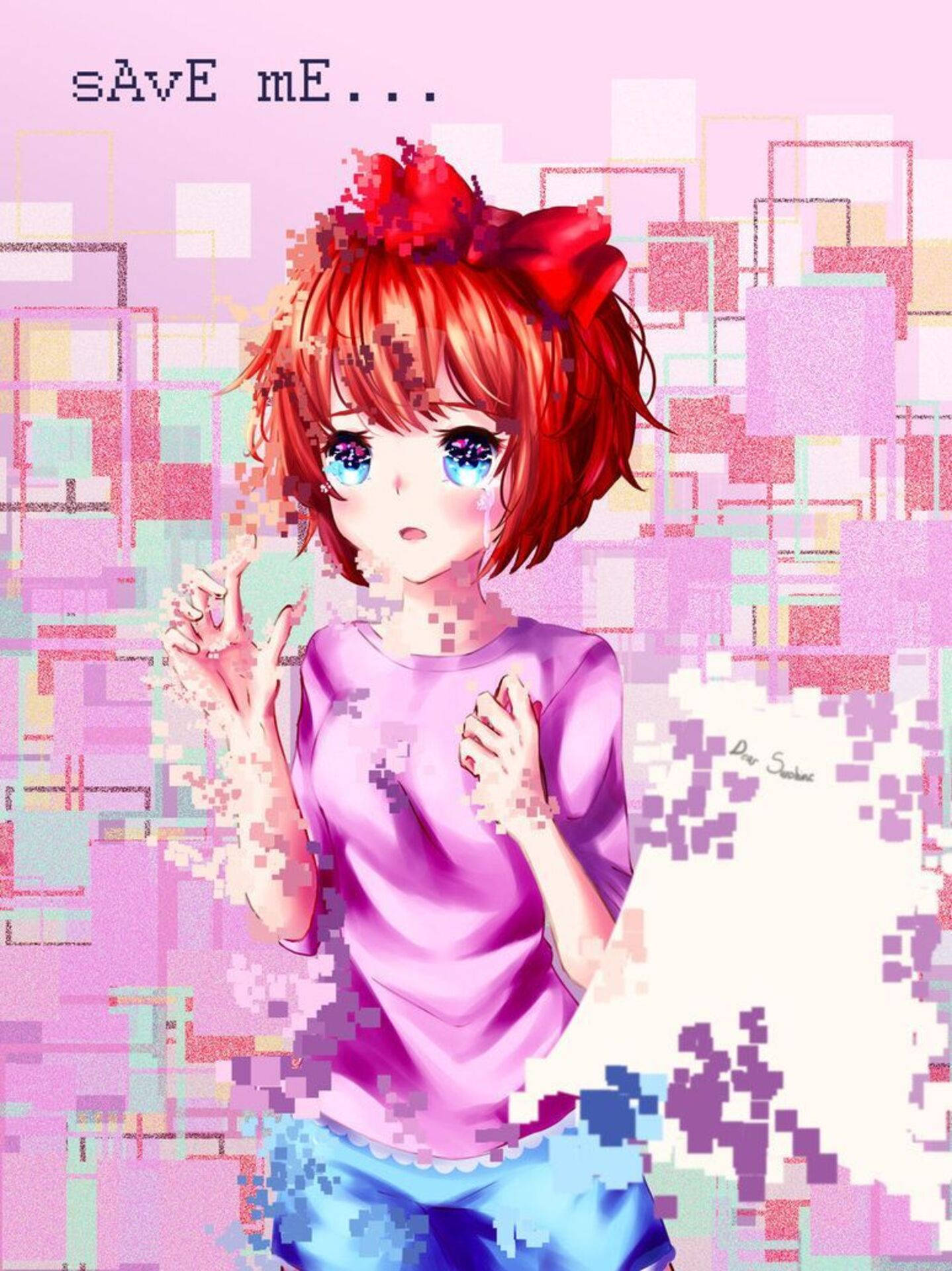 Glitching Sayori Doki Doki Literature