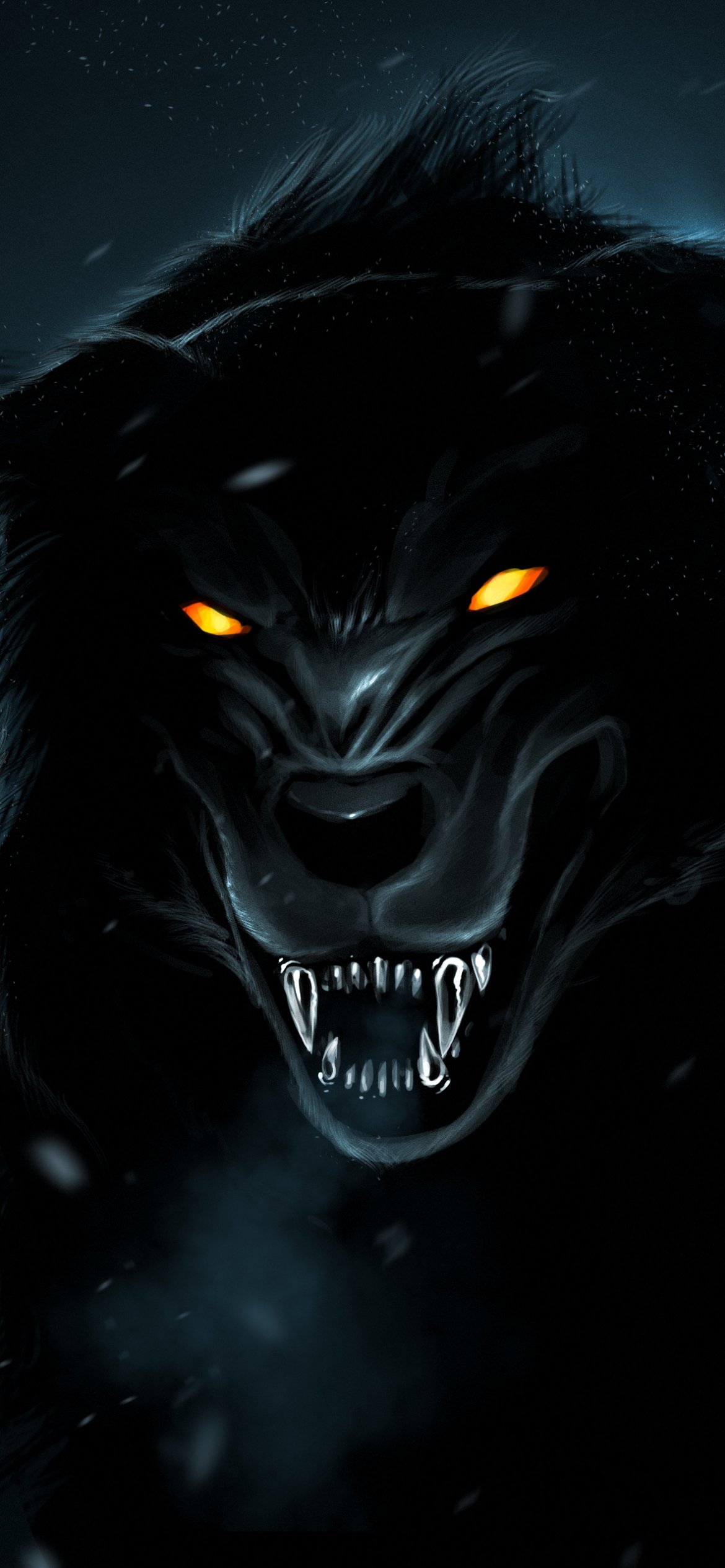 Download Fantasy Wolf Phone Wallpaper
