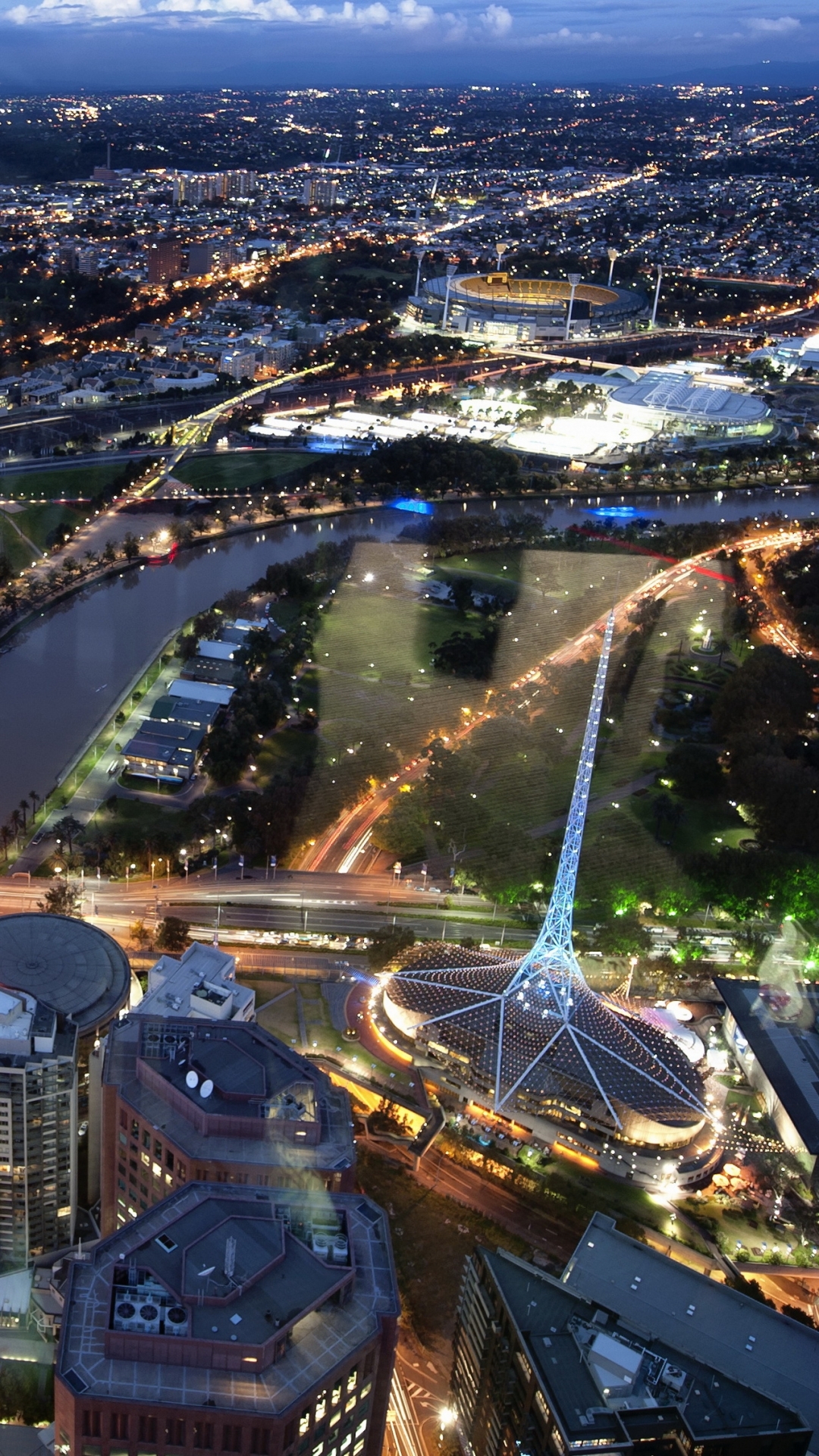 Download Man Made Melbourne Phone Wallpaper