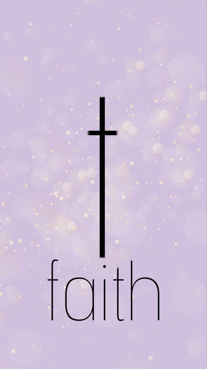 Purple faith phone wallpaper
