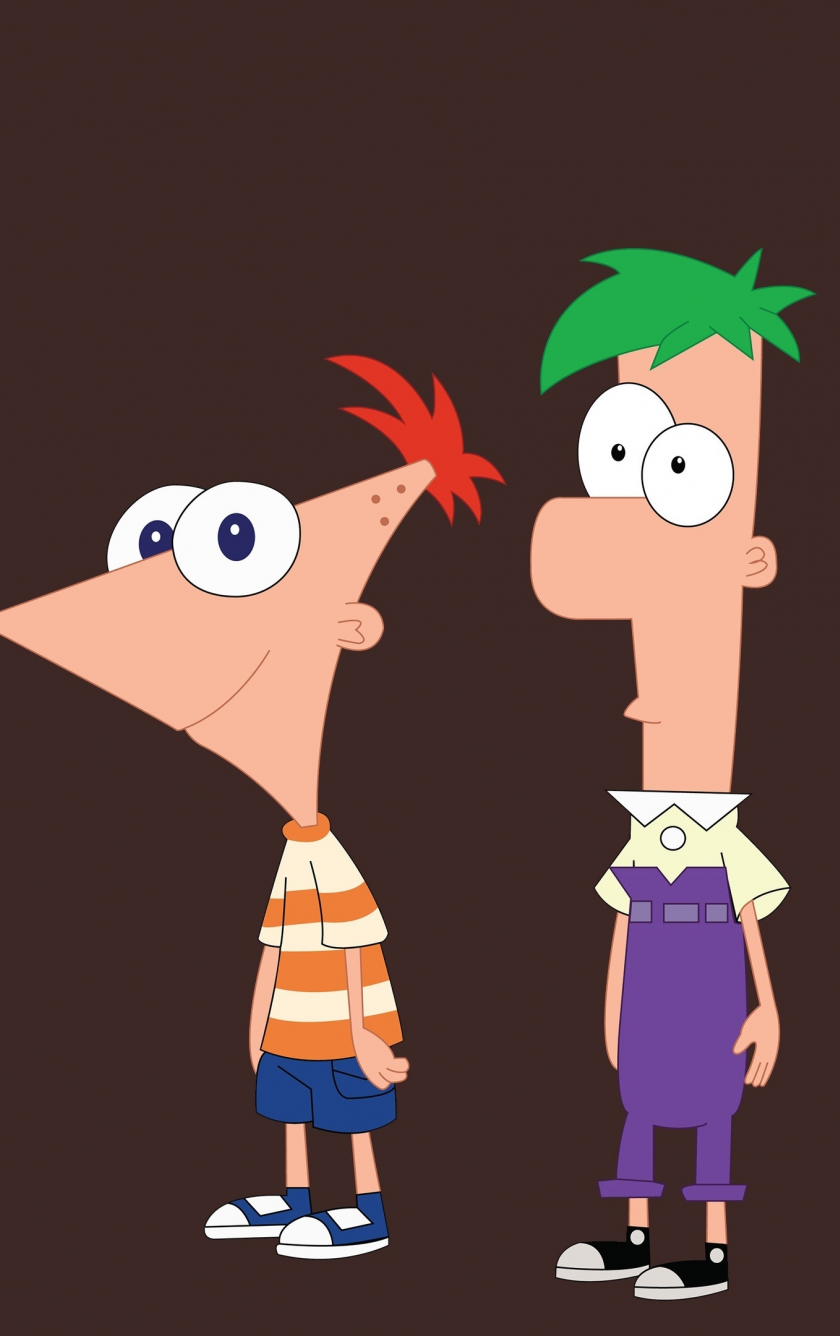wallpaper 840x1336 phineas and ferb