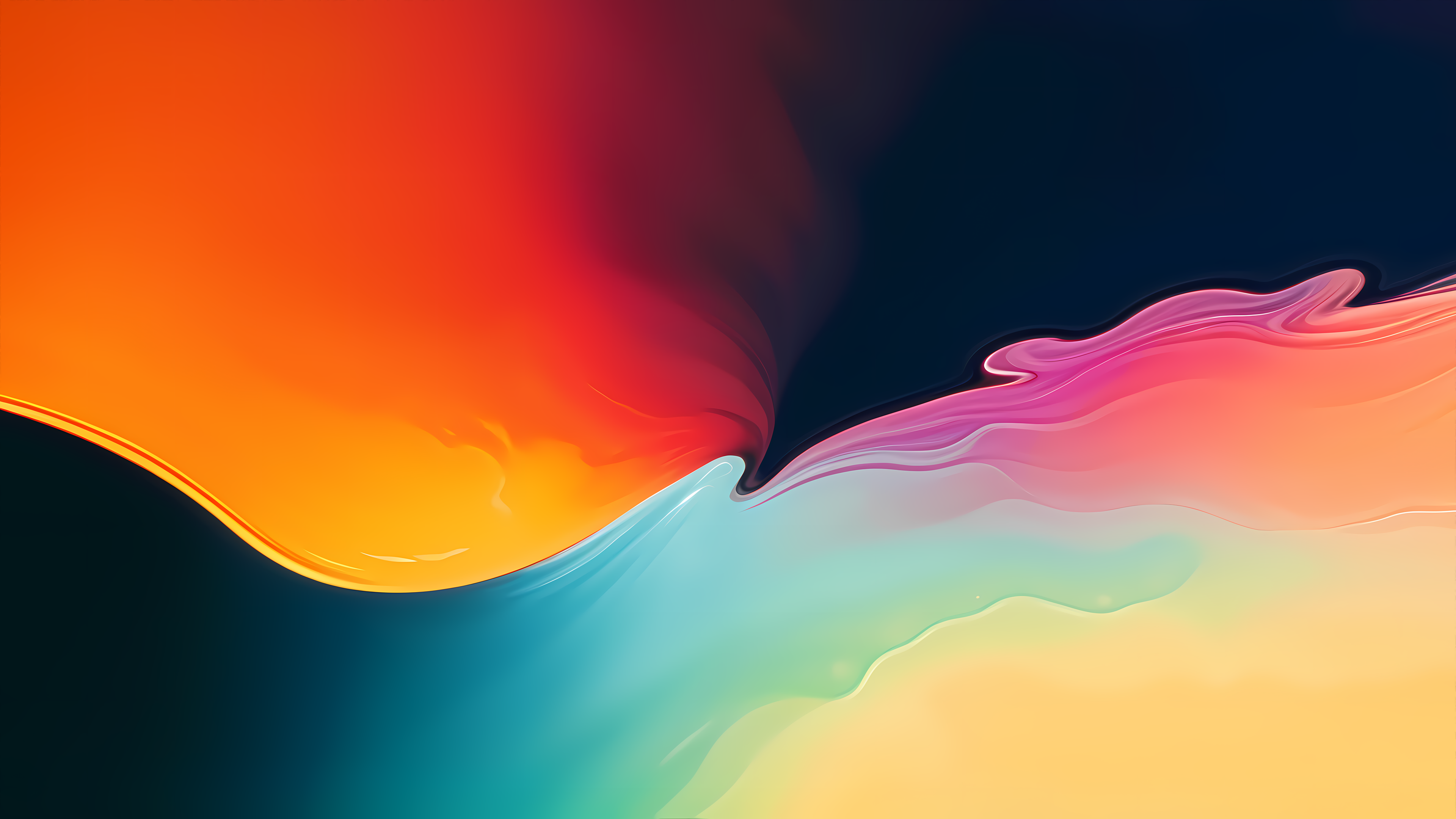 Abstract Vibrant Colors 4K Wallpaper