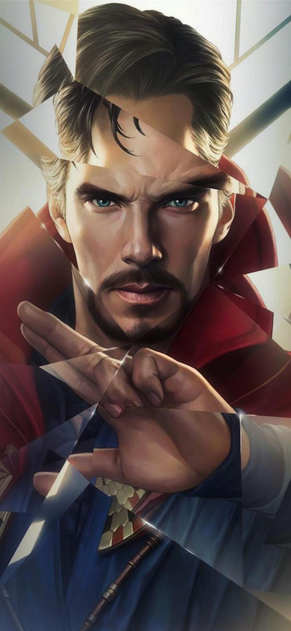 Doctor Strange on Dog iPhone Wallpaper