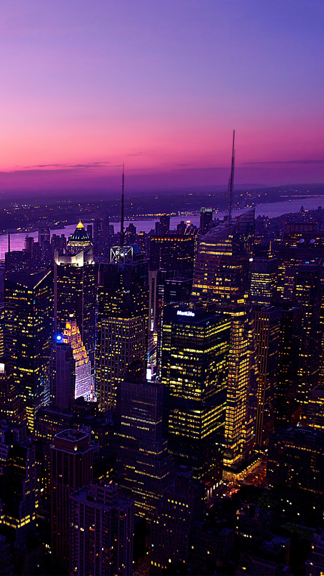 New York City Wallpaper 4K, Aesthetic, Twilight, Evening