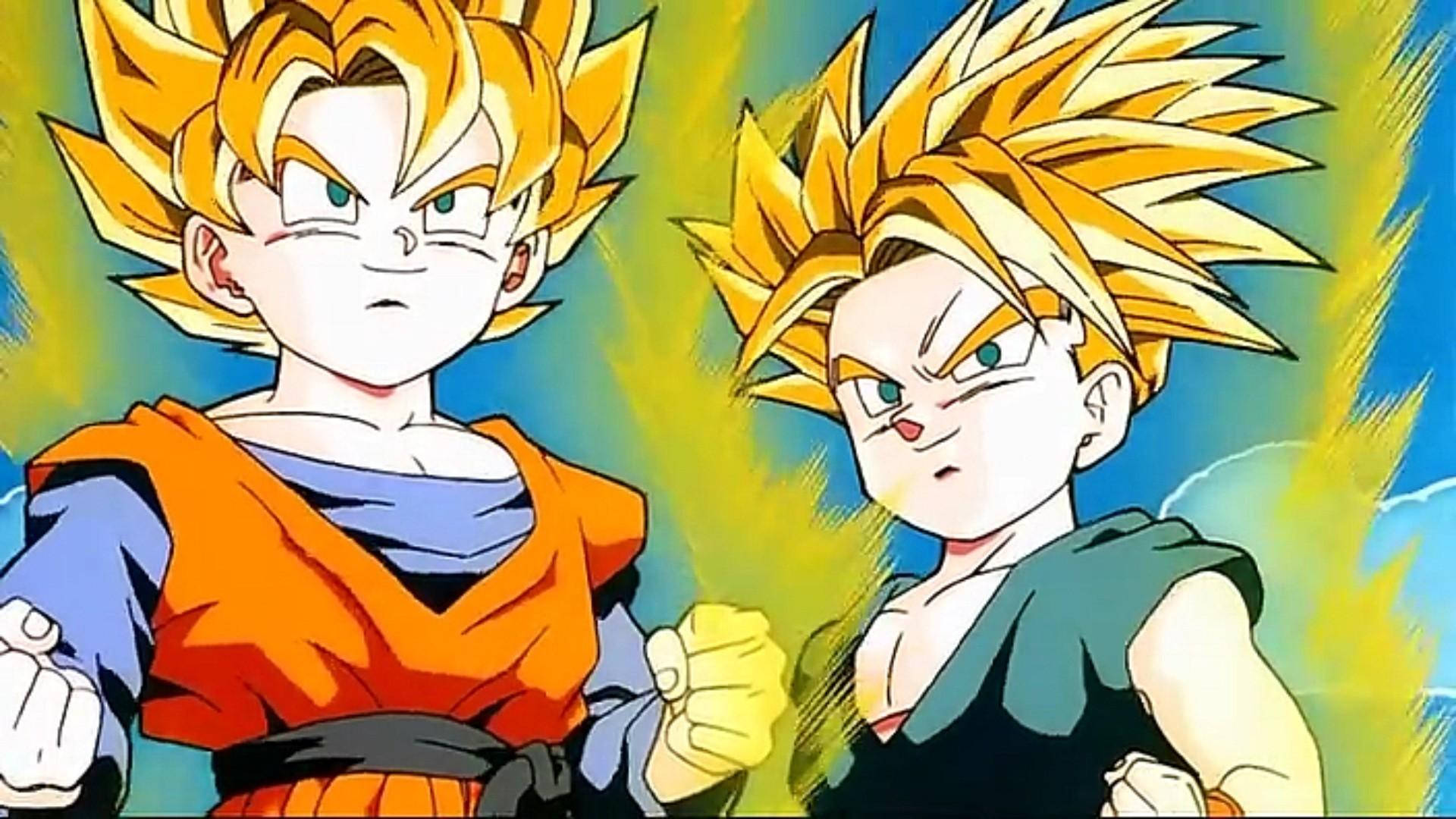 Download Best Friends Goten And Trunks Wallpaper