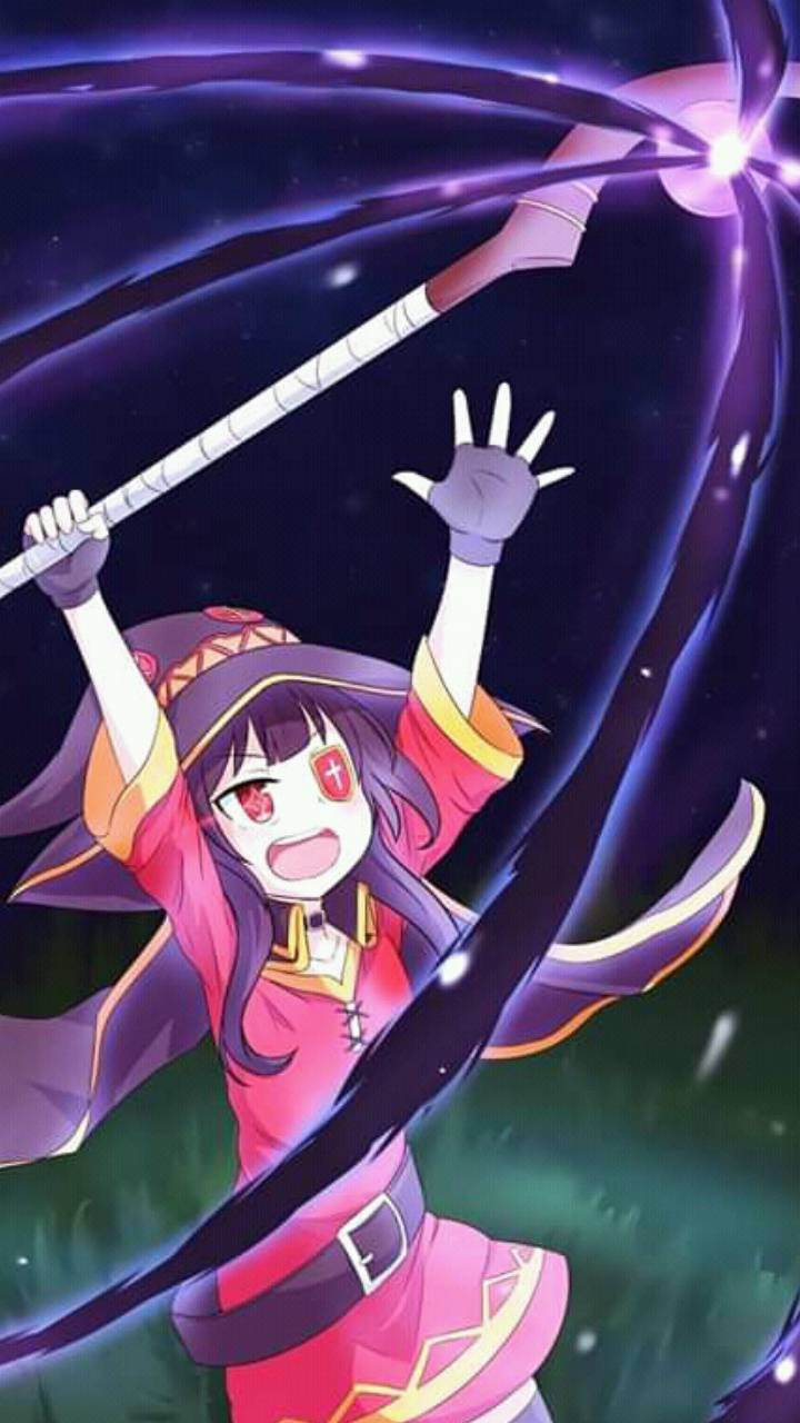Download Megumin Dark Magic Wallpaper