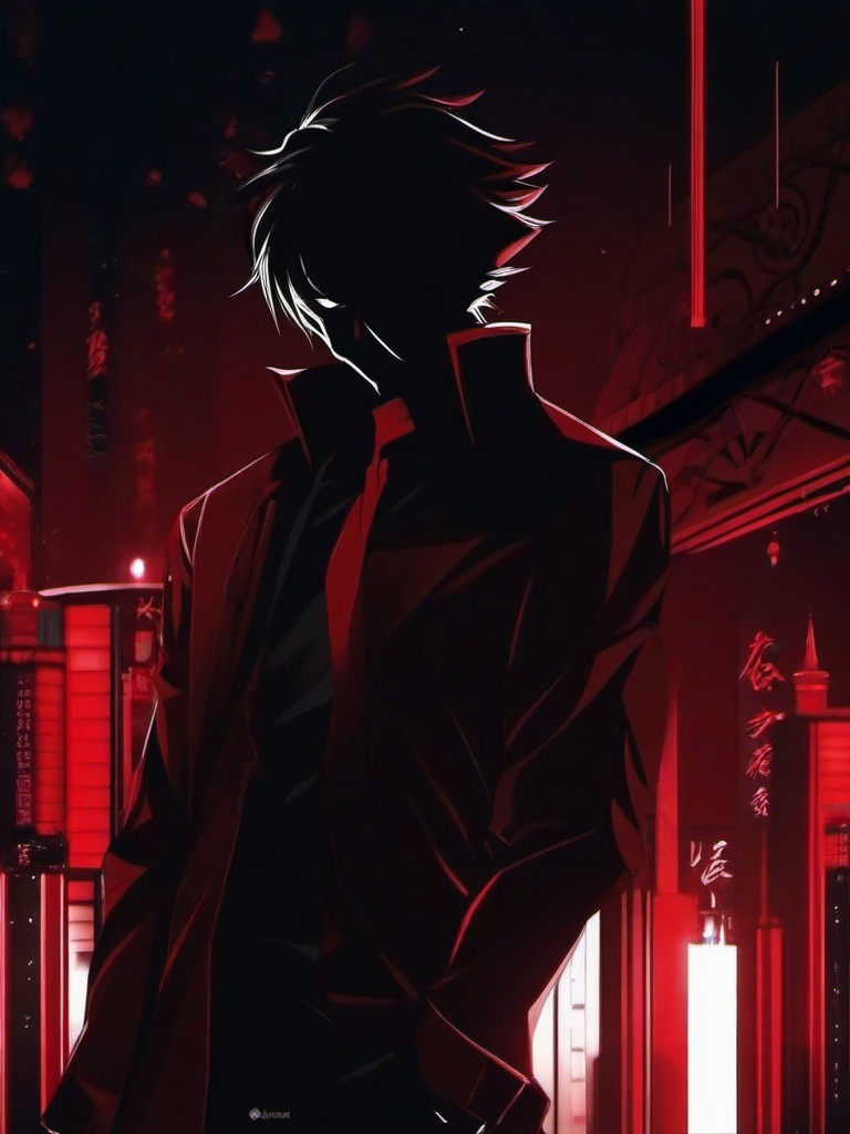 Dark Red Anime Wallpaper , Mobile iPhone