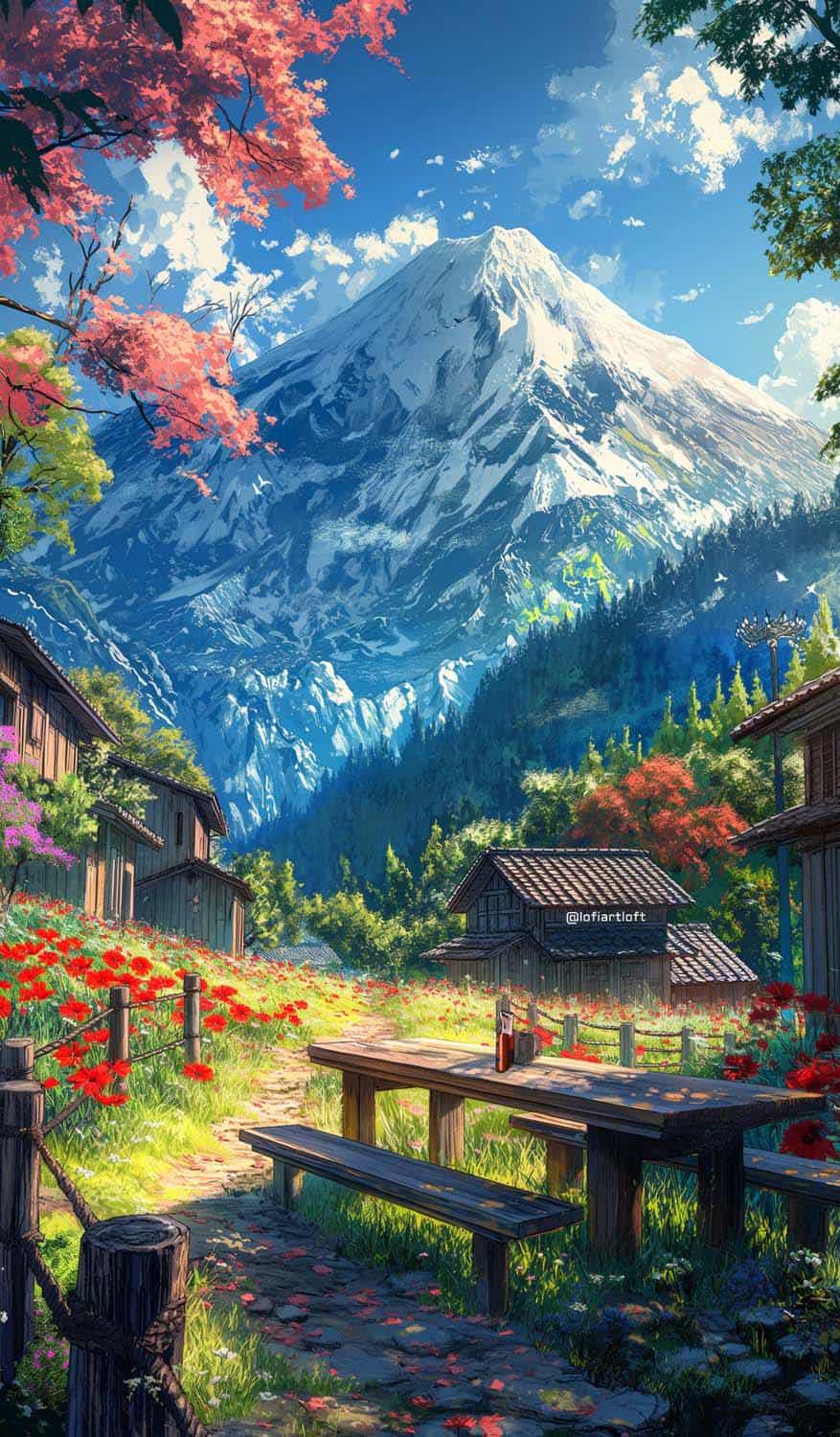Alps Nature iPhone Wallpaper, u