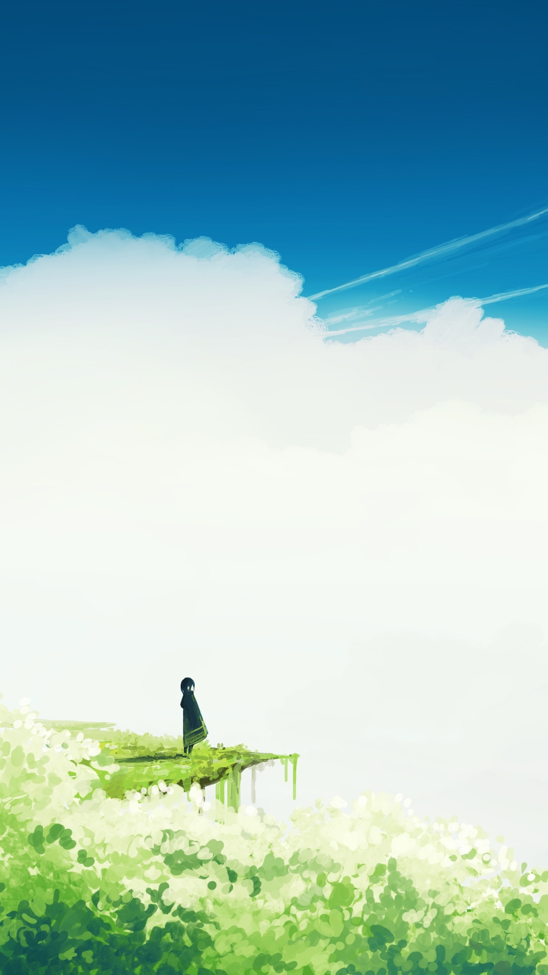 Mobile wallpaper: Anime, Nature, Cloud