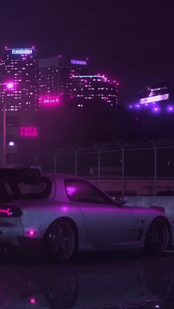 iPhone Android Mazda Rx 7 Rain Live