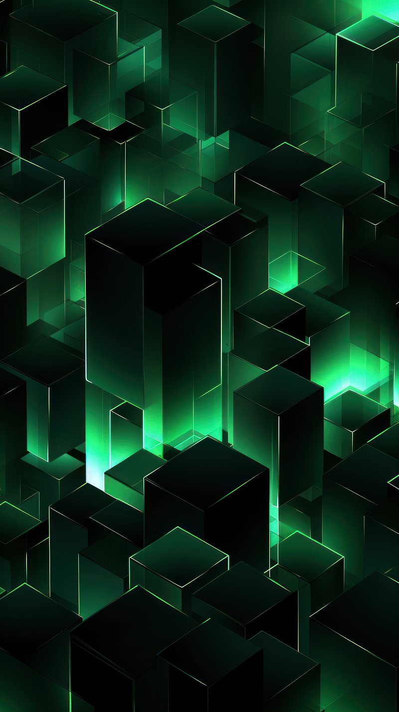 Emerald Background iPhone Wallpaper