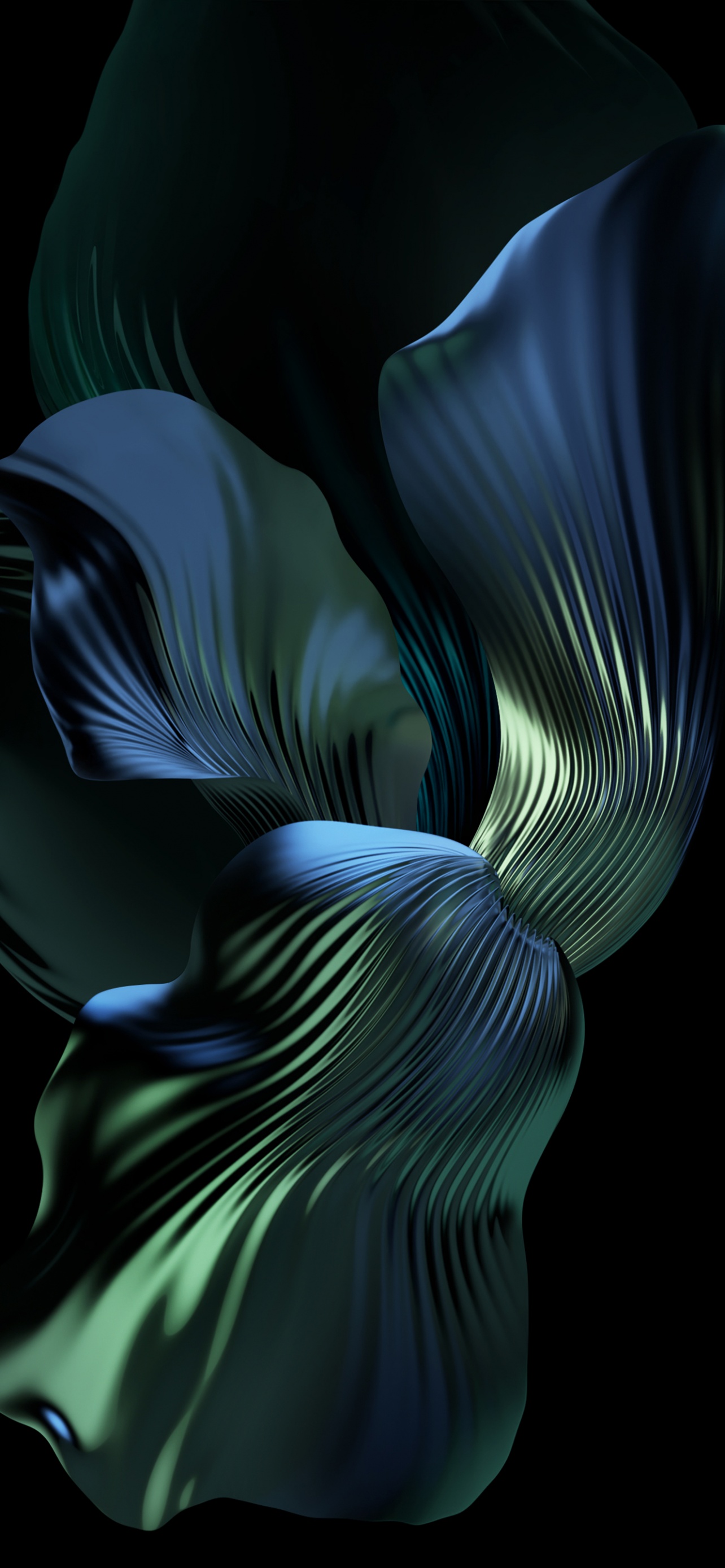 Green abstract Wallpaper 4K, Black