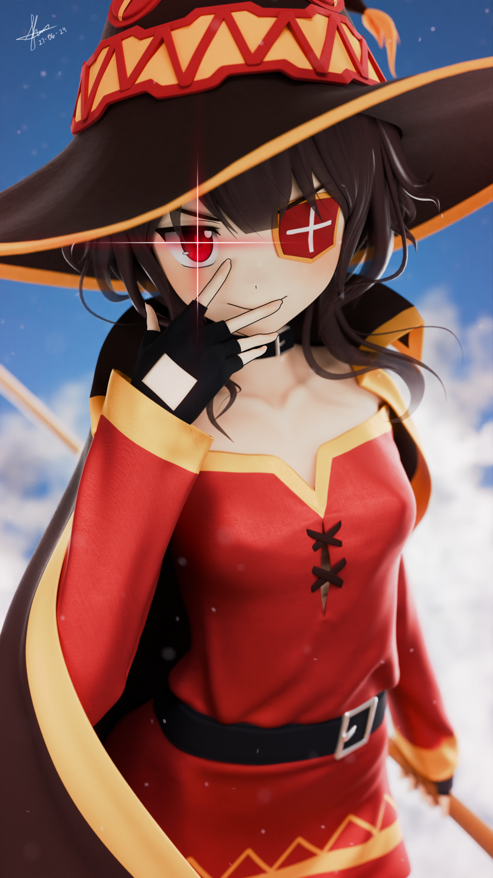 Megumin above the Sky ❤️