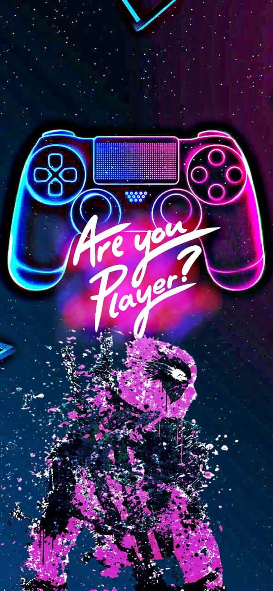 iPhone Xs Gaming Background Neon Lights