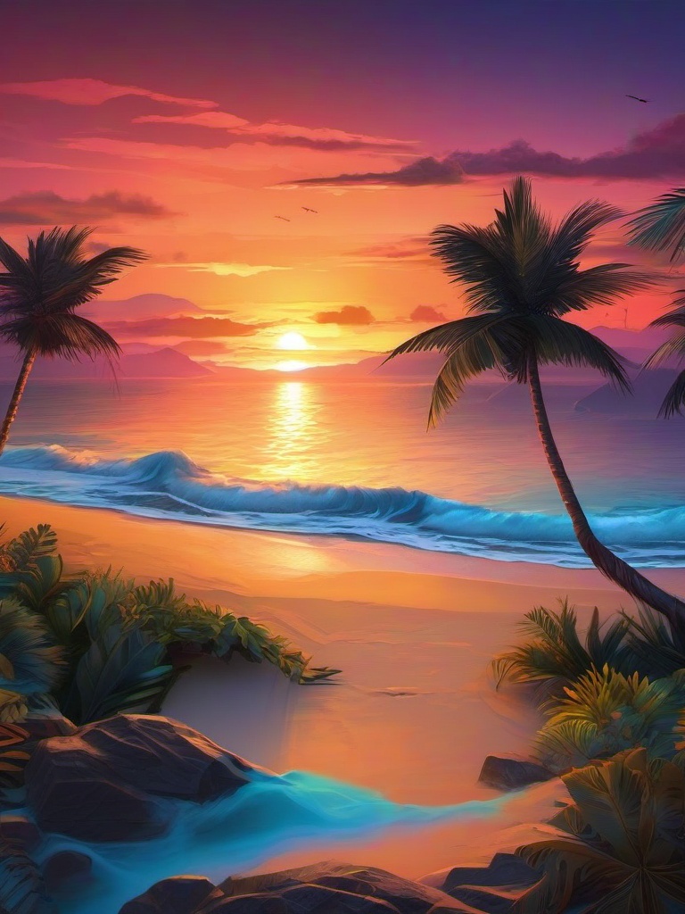 Wallpaper For iPad Sunset On
