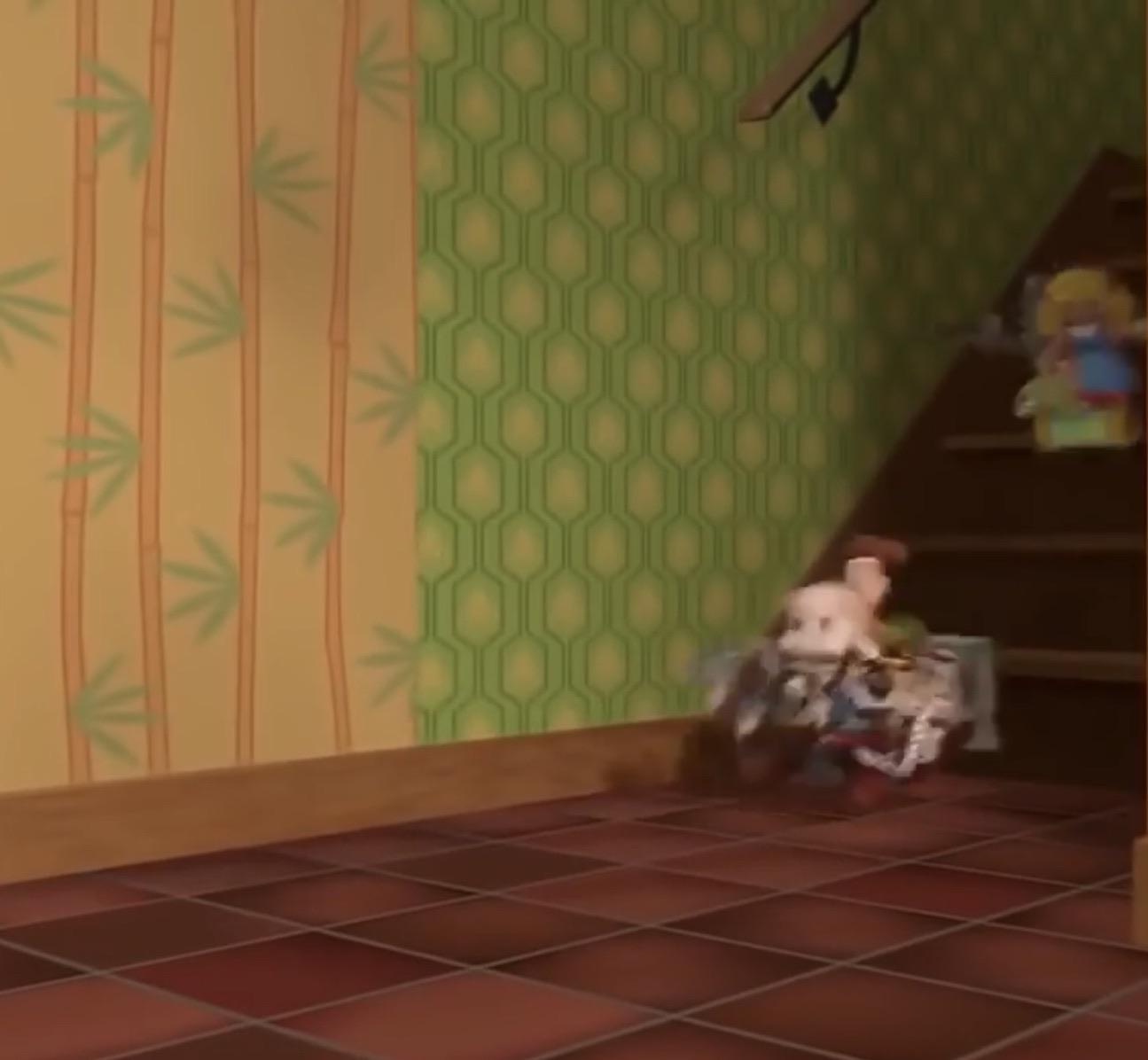 Sid's house has marijuana wallpaper