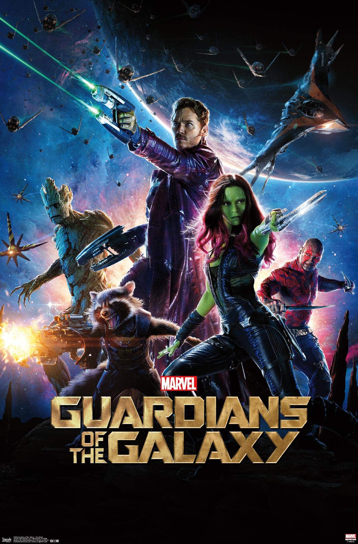 Trends International Guardians of the Galaxy One Sheet Wall Poster