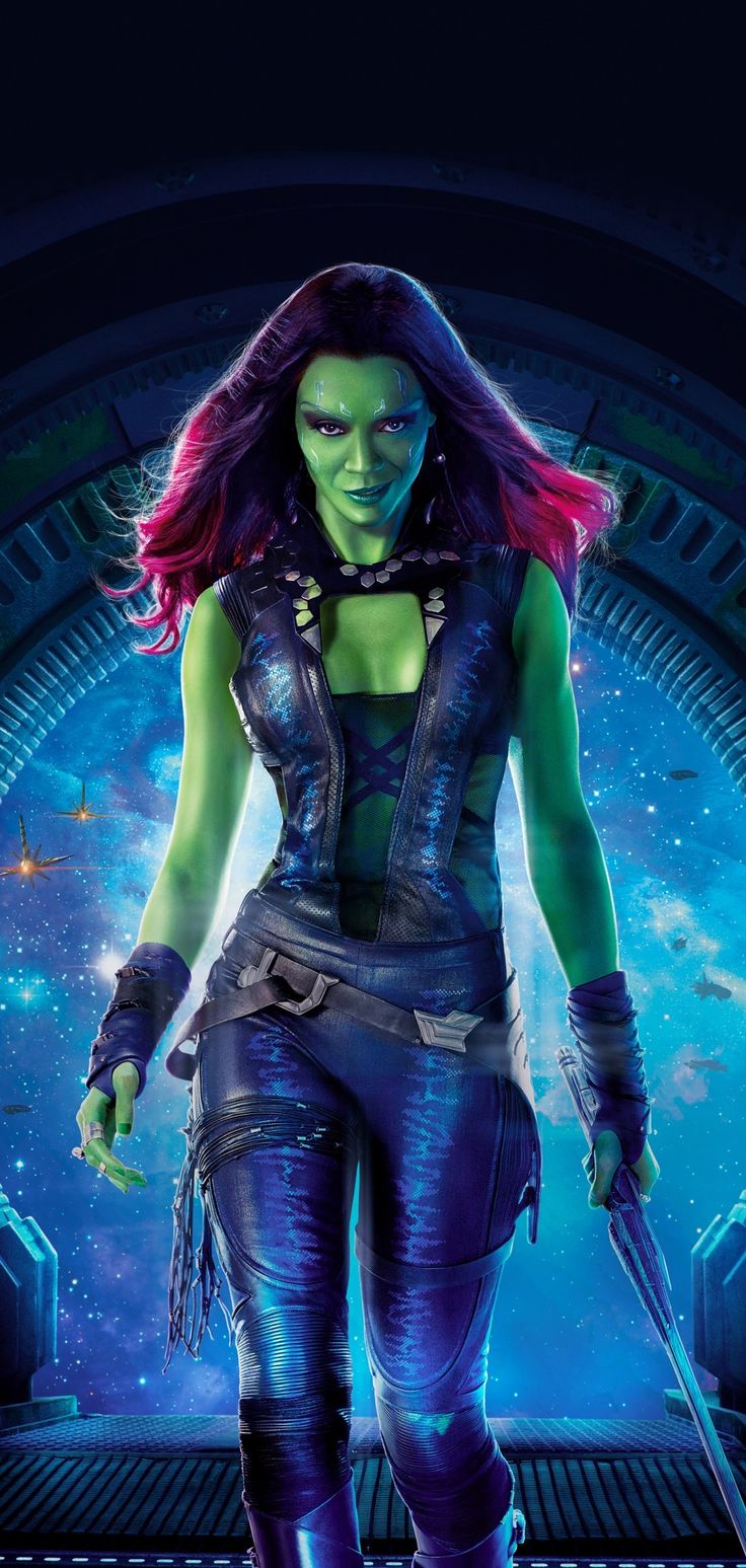 Gamora in Guardians Of The Galaxy 2014