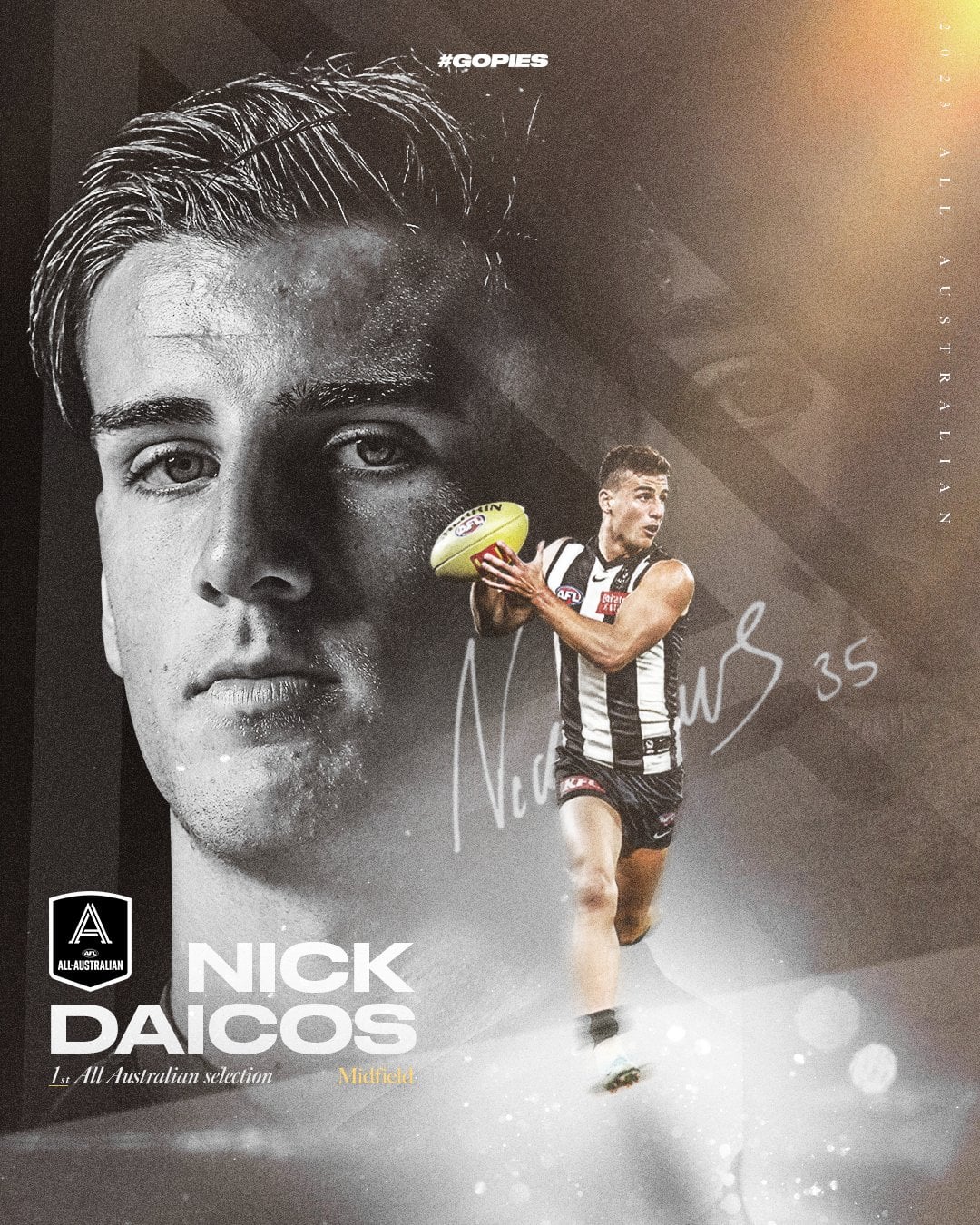 Nick Daicos named All Australian