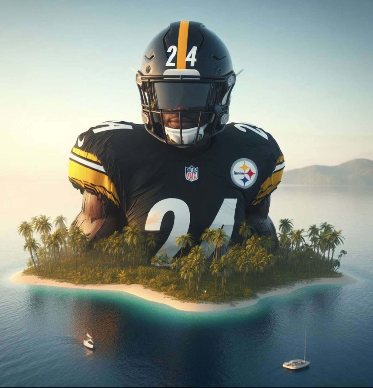 The real Joey Porter Jr. Island created