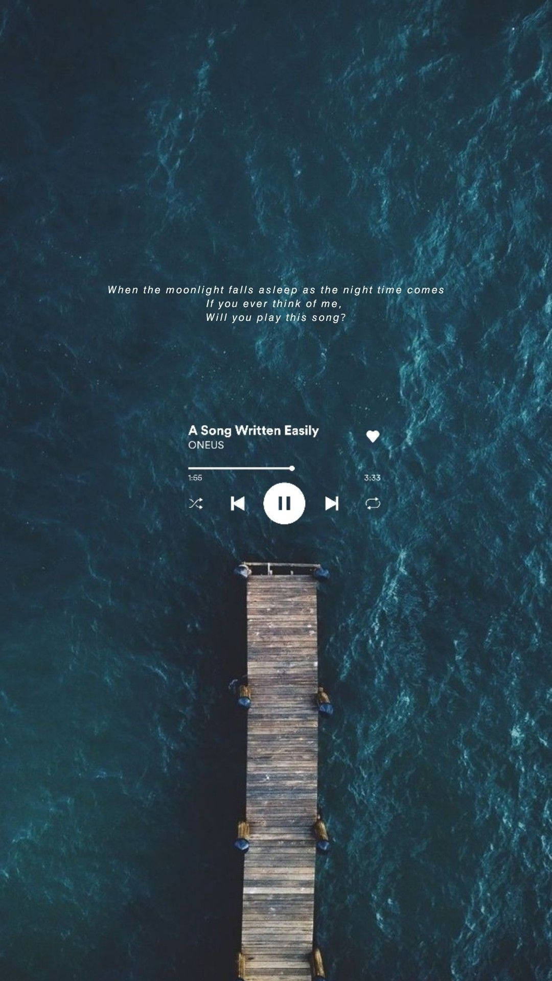 Download Aesthetic Music Of A Song Written Easily Wallpaper