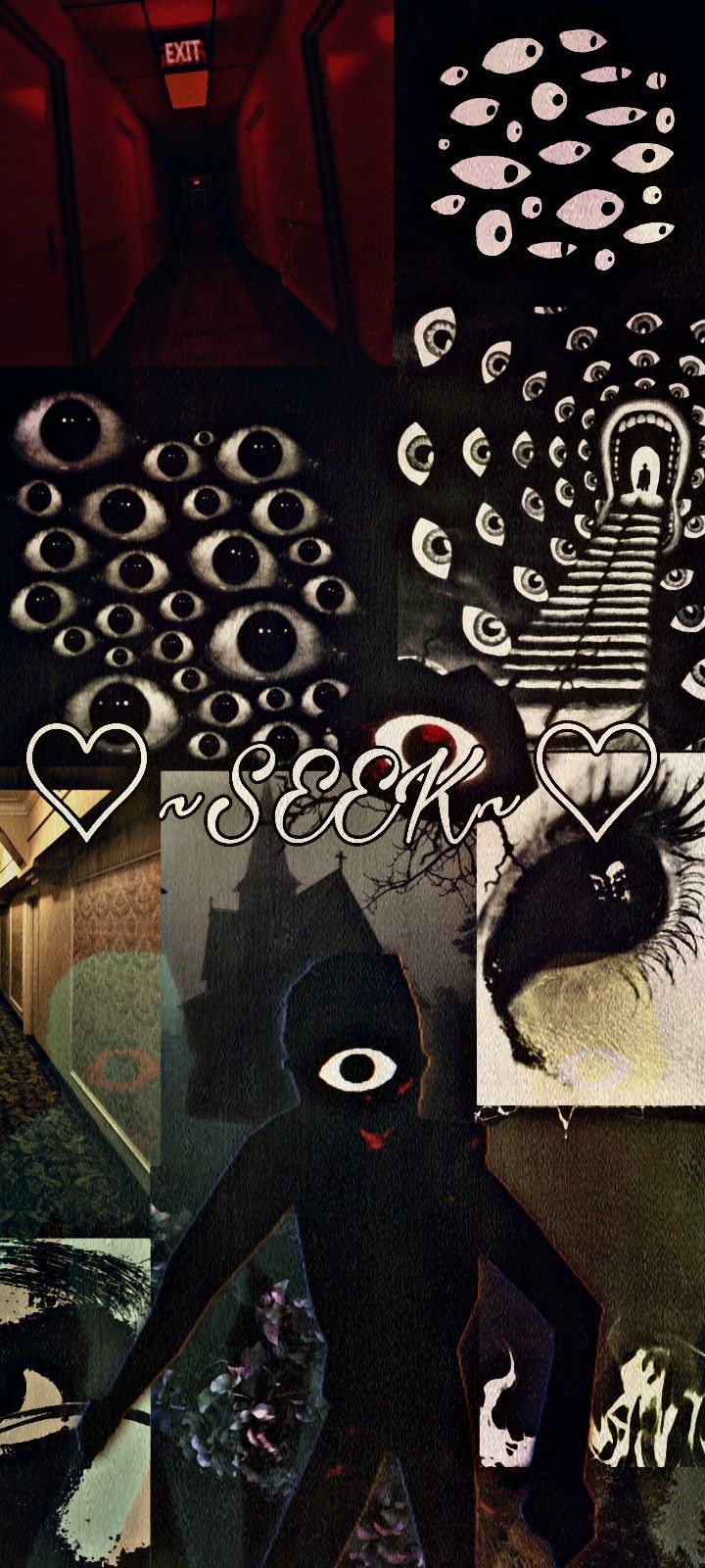 Seek doors wallpaper