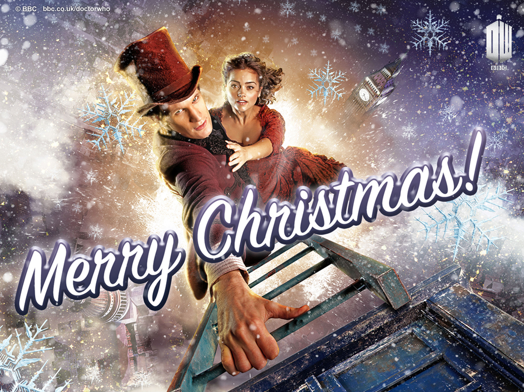 Beautiful Doctor Who Christmas Cards