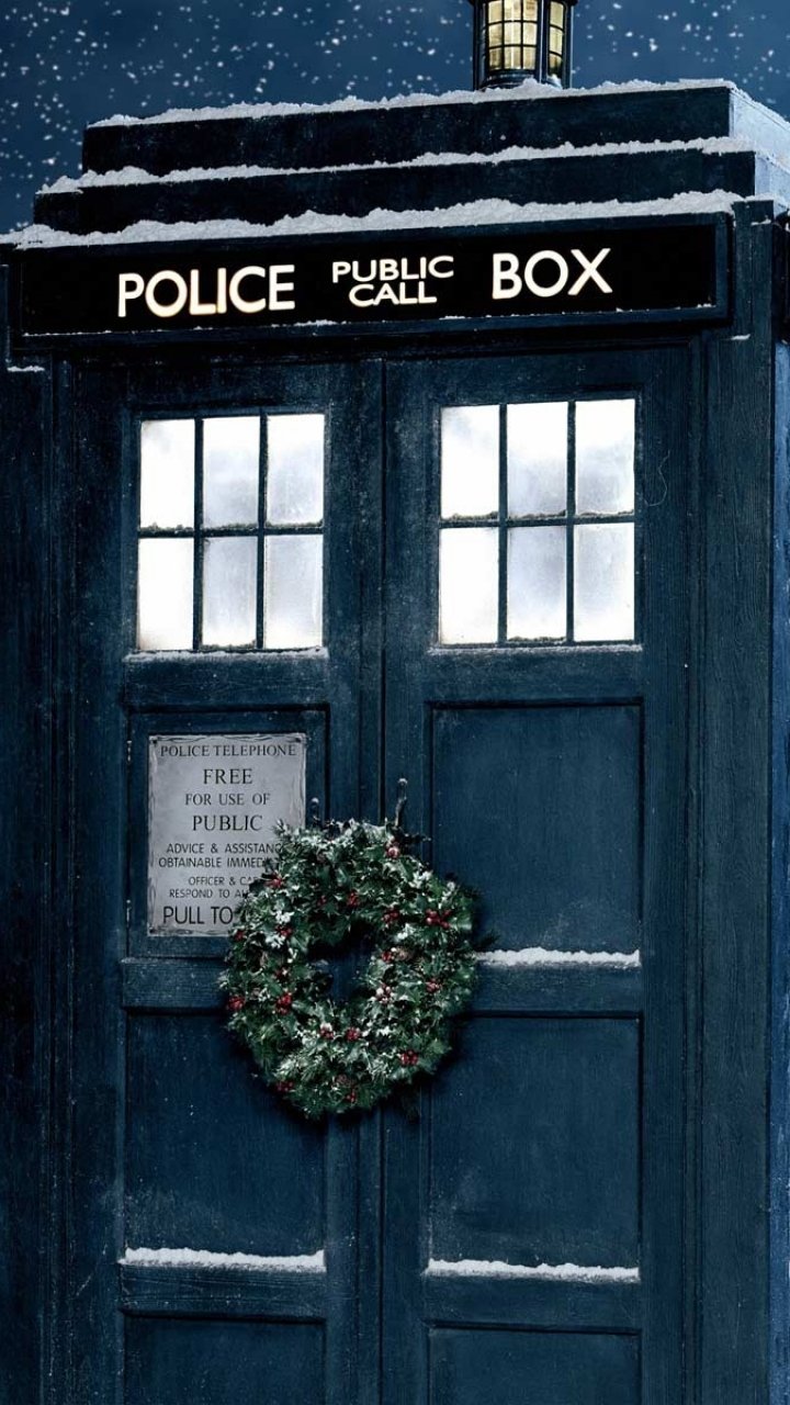 Christmas Tardis TV Show Doctor Who