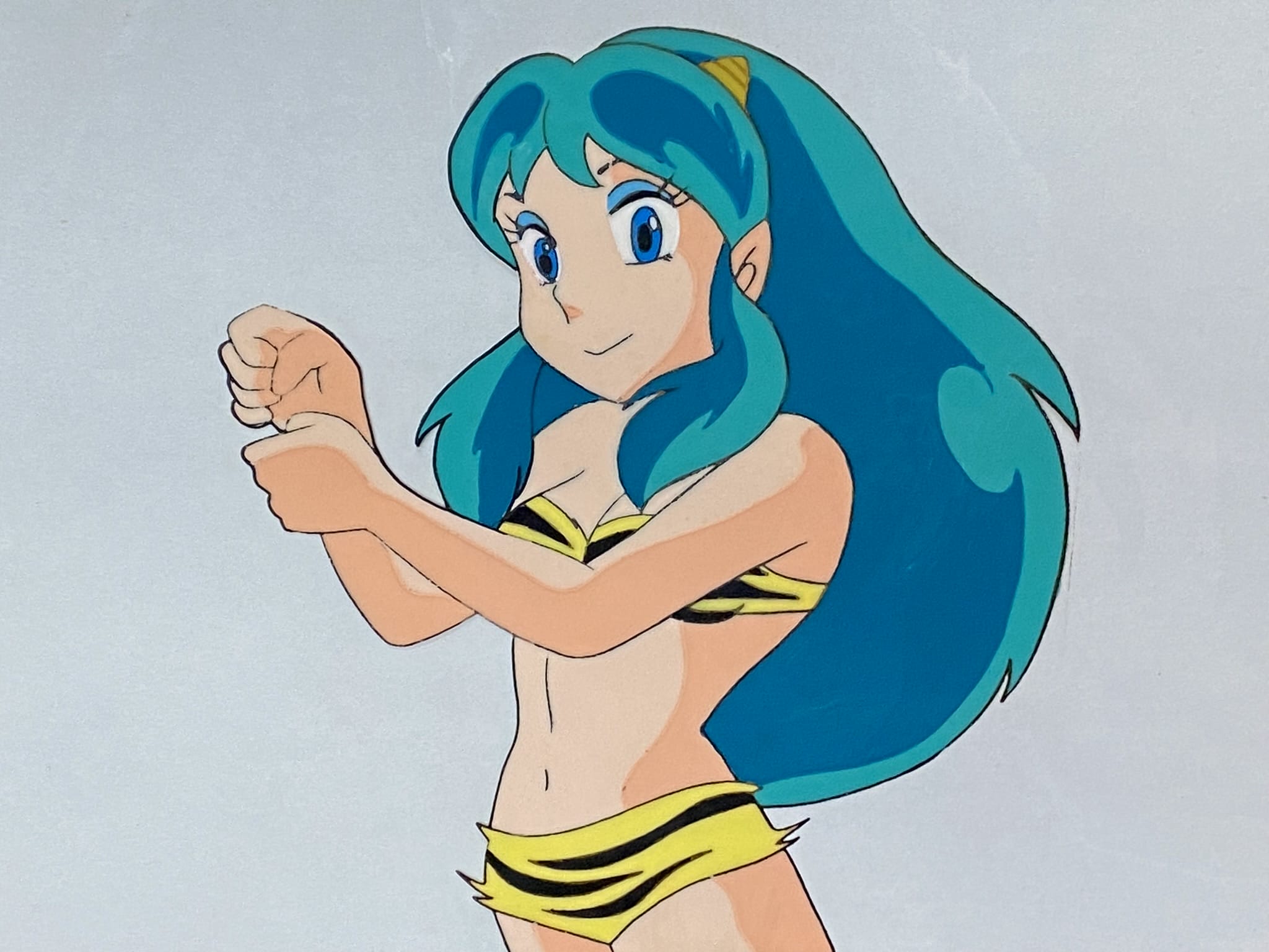 Urusei Yatsura animation cel