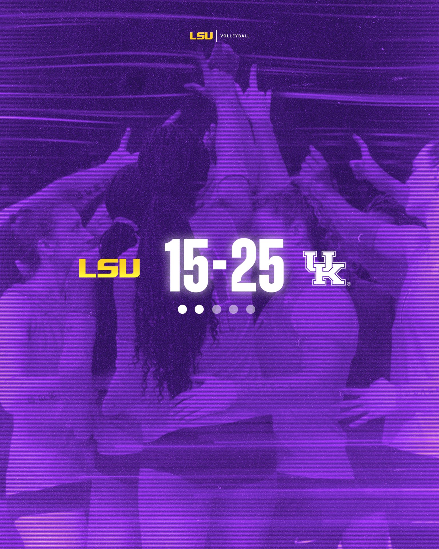 LSU Volleyball set coming