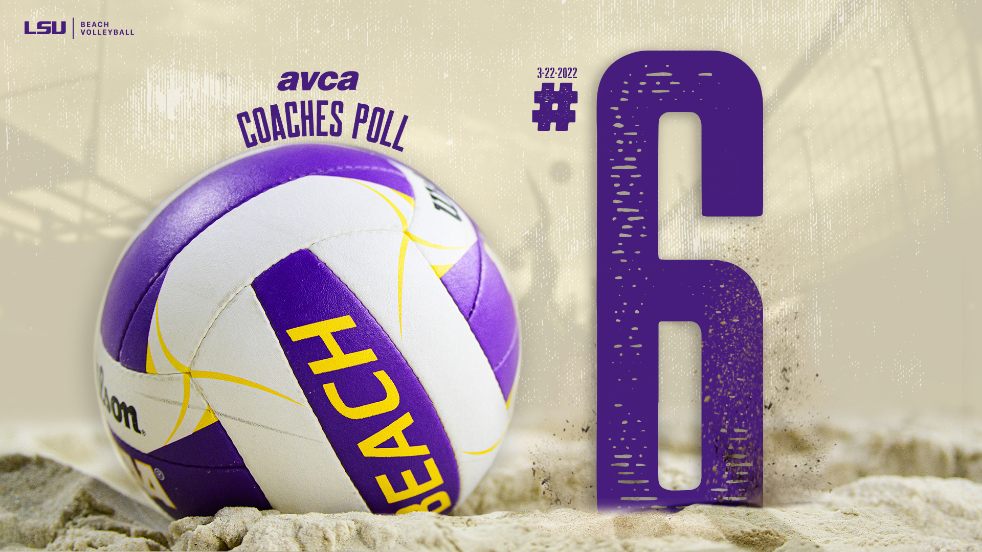 LSU's beach volleyball slips to sixth
