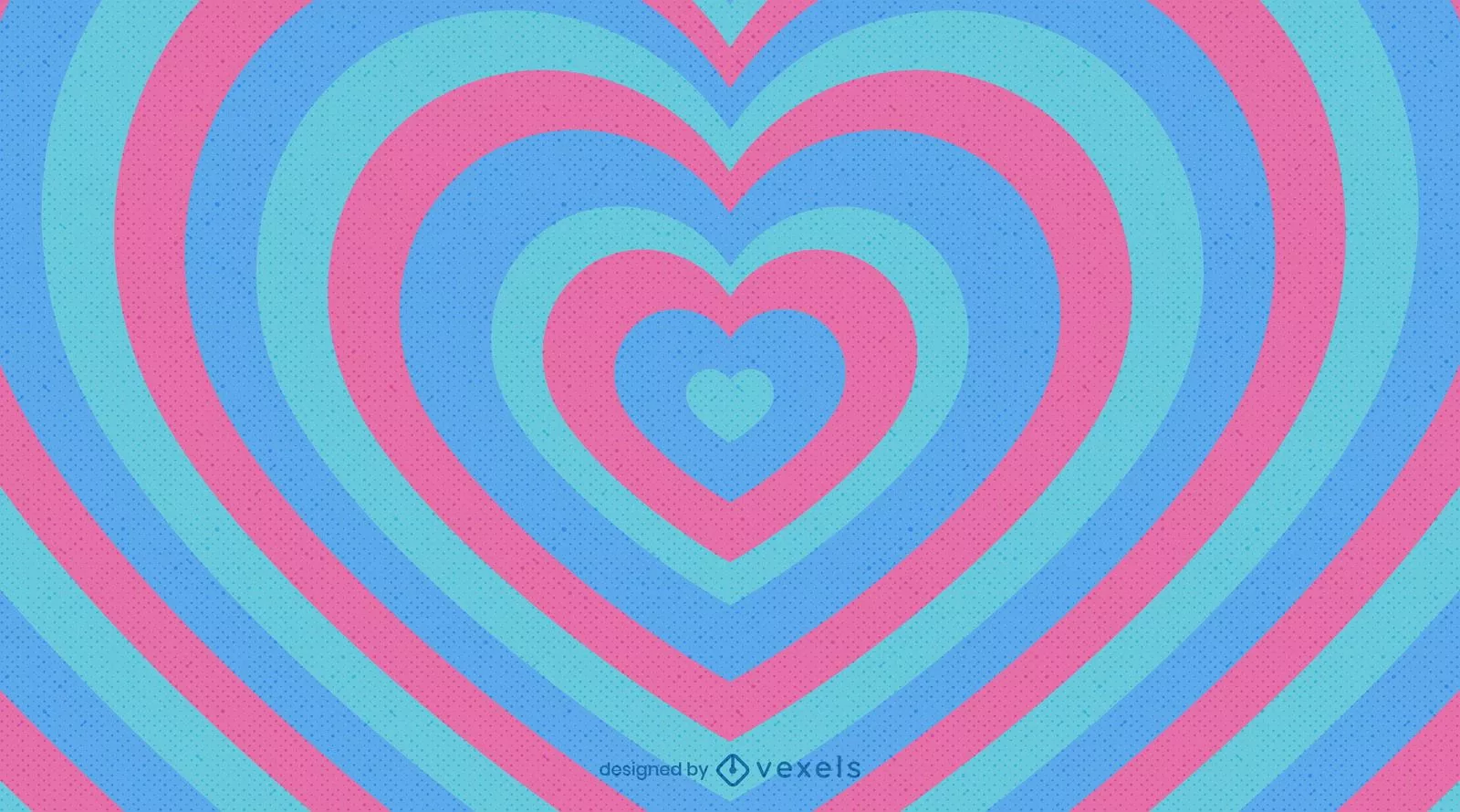 Heart Background Design Vector Download