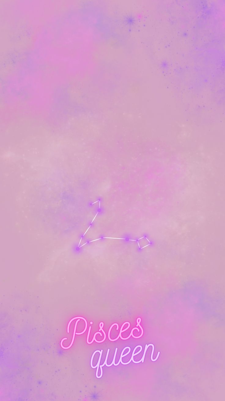 Pisces aesthetic astrology galaxy neon