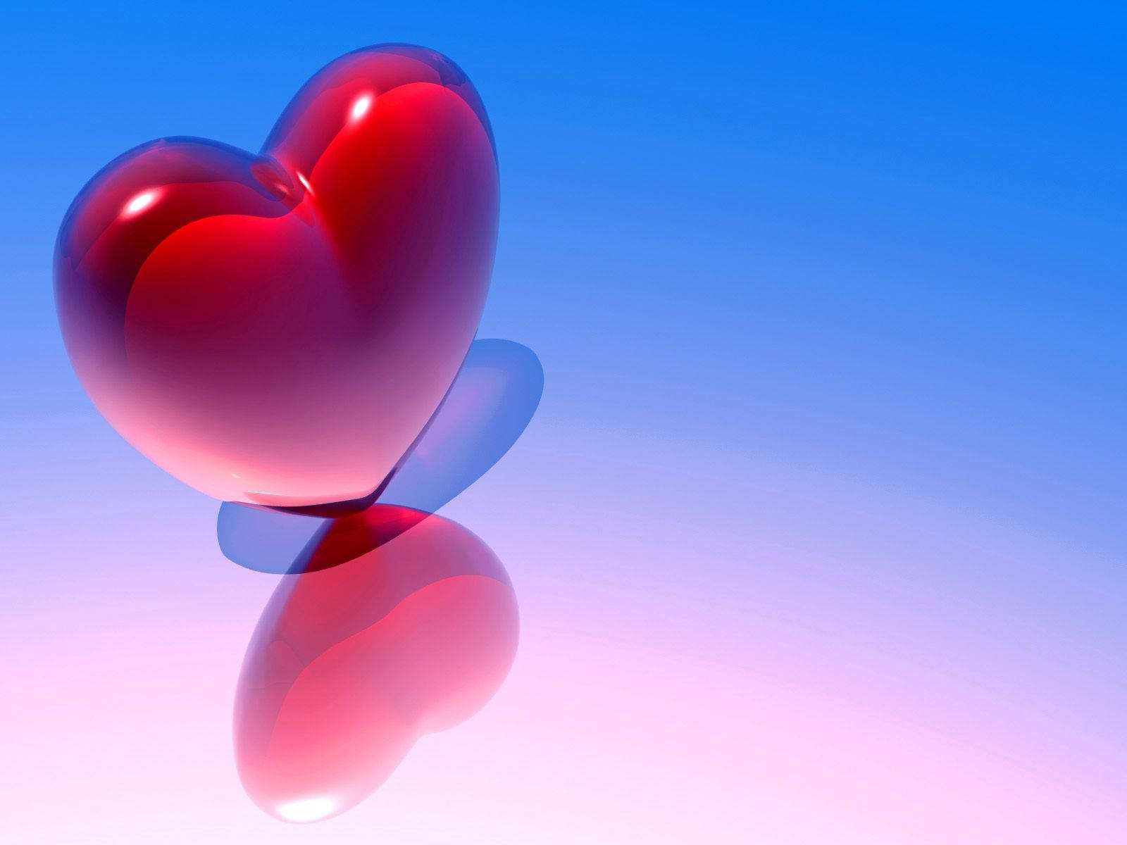 Big Red Plastic Heart Wallpaper