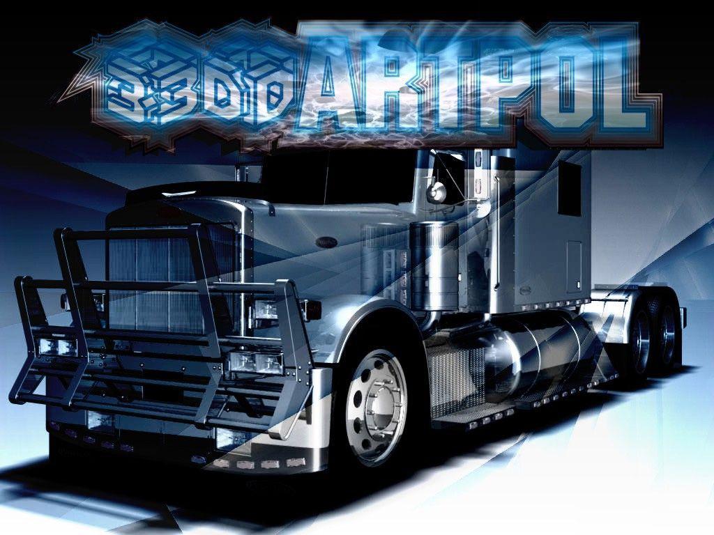 Peterbilt Show Trucks Wallpaper. Semi Truck Wallpaper. HD