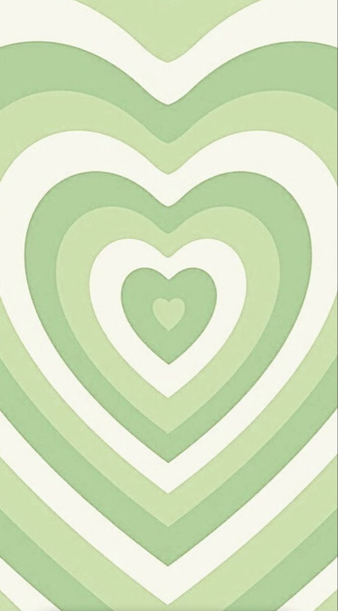 SAGE GREEN HEART WALLPAPER