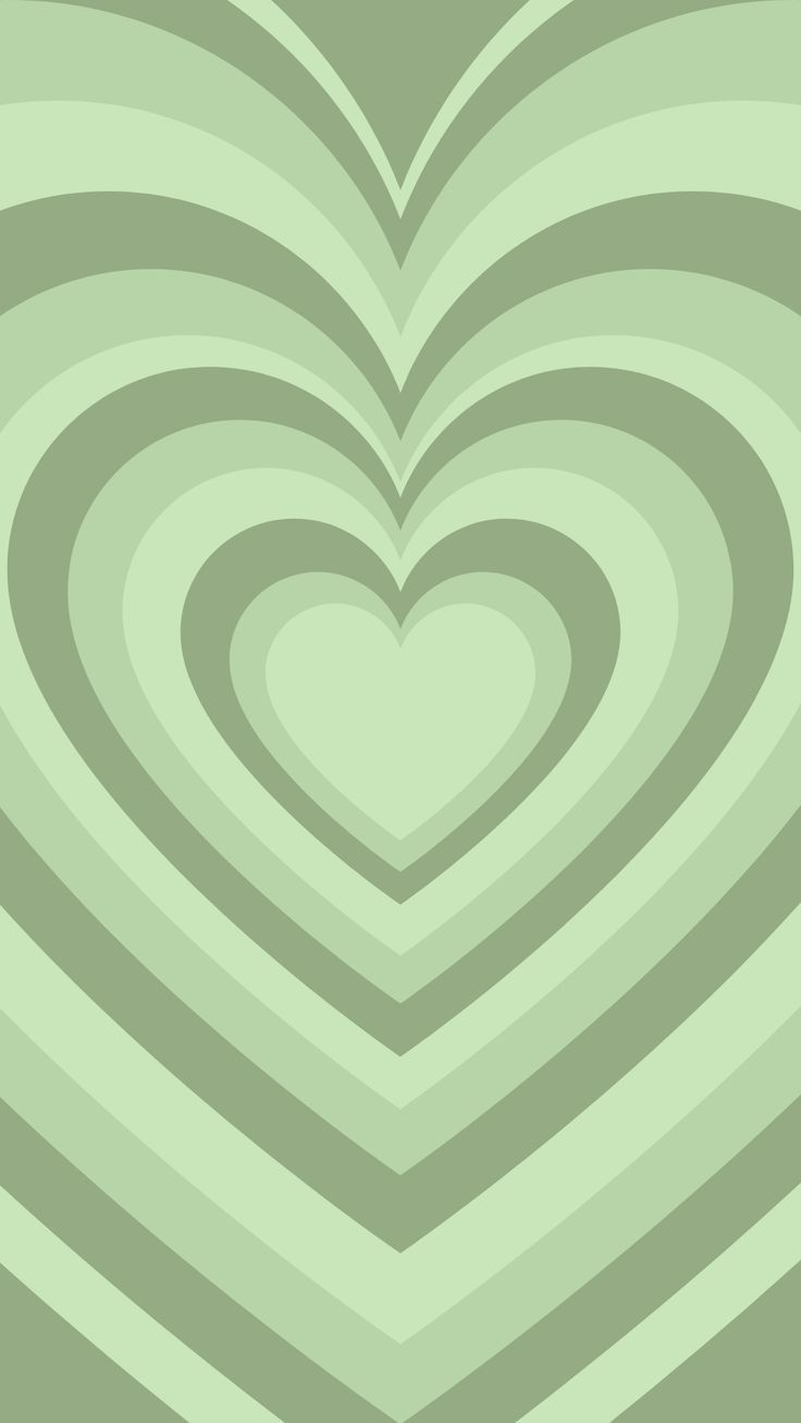 Green Hearts Wallpaper