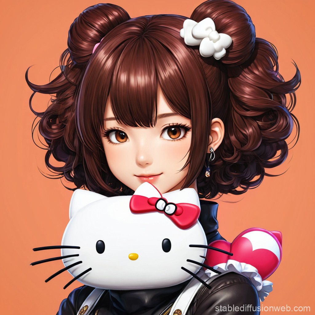 Hello Kitty Human. Stable Diffusion Online