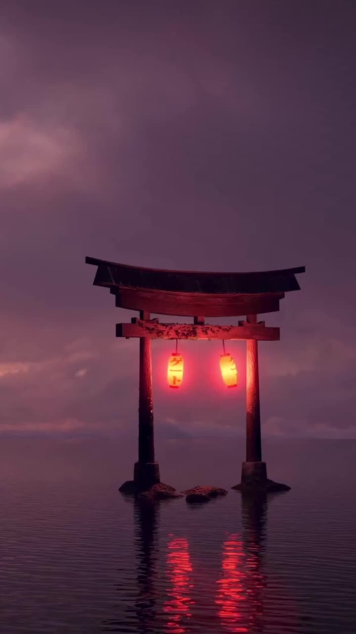 Japanese Torii Mobile Live Wallpaper