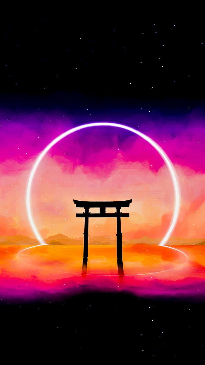 Neon Torii Gate
